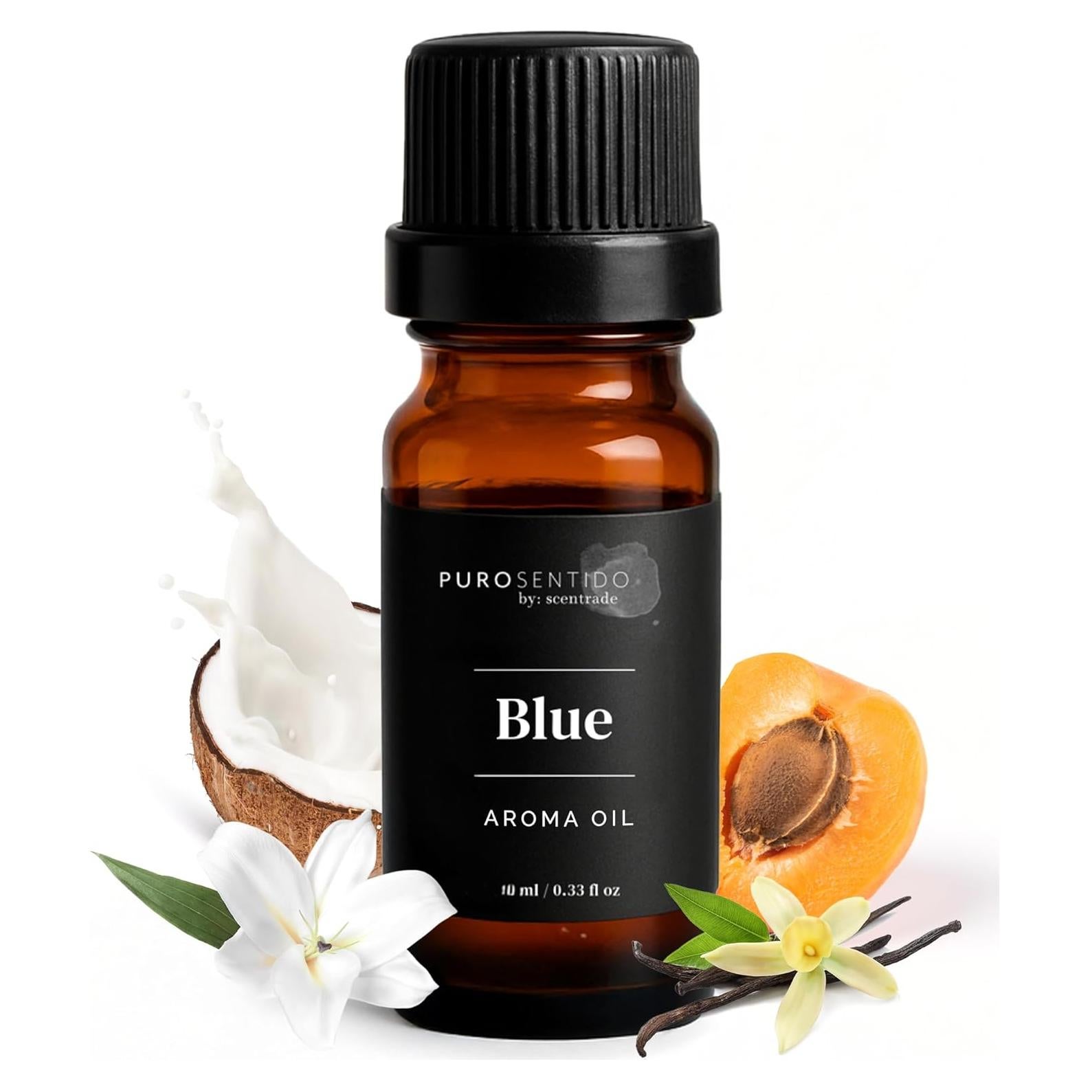 Aceite Esencial PuroSentido Aroma Azul 10 ml - Albaricoque, Coco, Vainilla