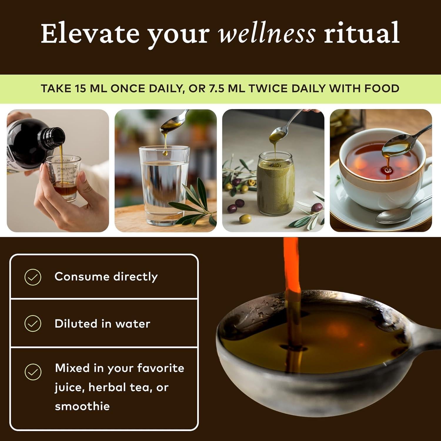 Extracto de hoja de oliva Comvita 500 ml - Suplemento antioxidante