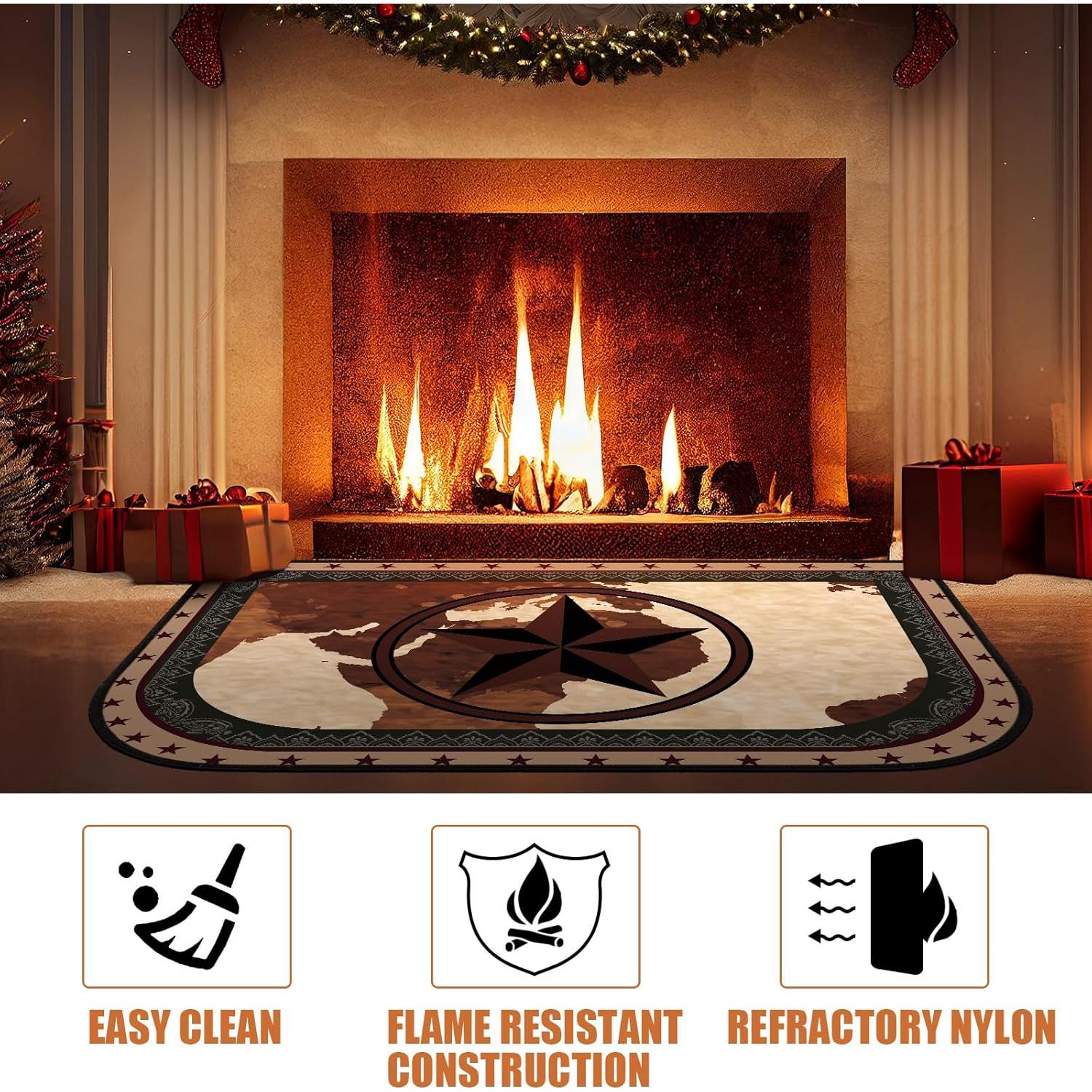 Alfombra Semicircular Antideslizante Demissle 61x91 cm Resistente al Calor