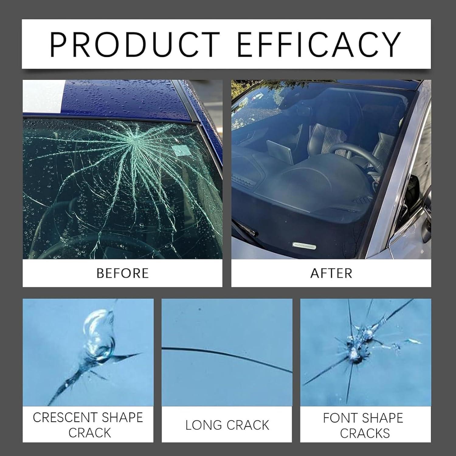 Kit de Reparación de Grietas en Parabrisas Flkaskf - 2 Unidades