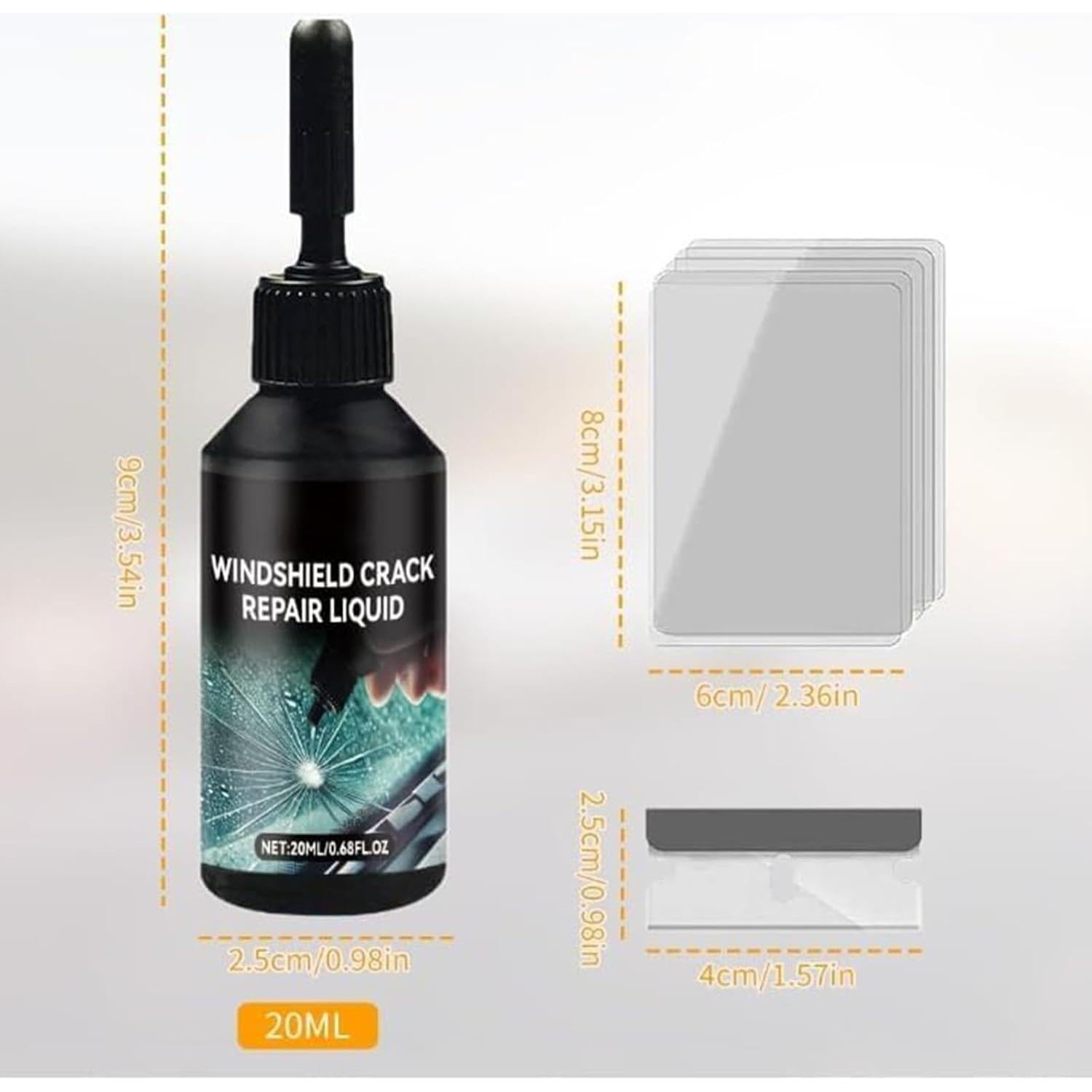 Kit de Reparación de Grietas en Parabrisas Flkaskf - 2 Unidades