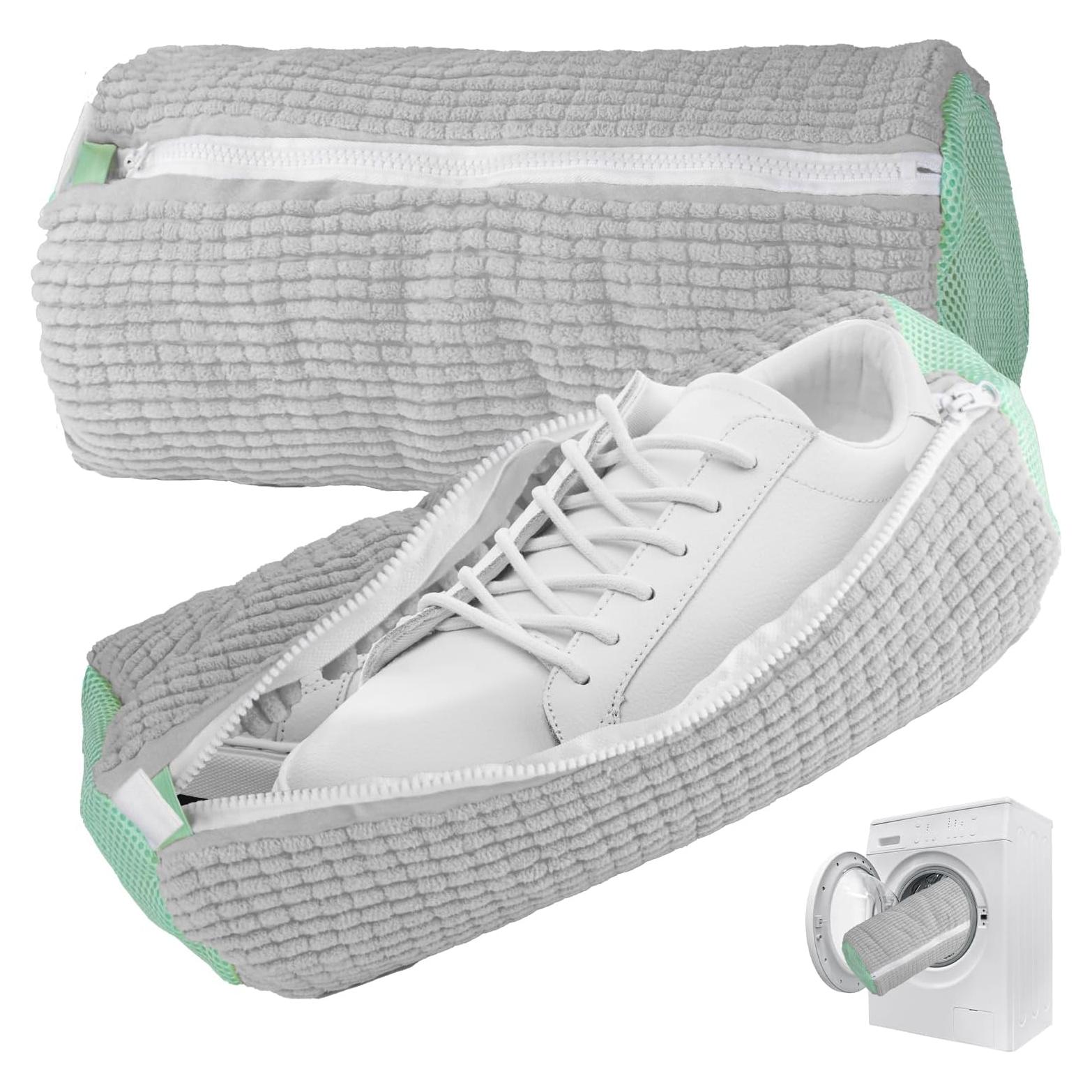 Bolsa de Lavado de Zapatos VOULLY 2 Unidades Gris 39x19 cm