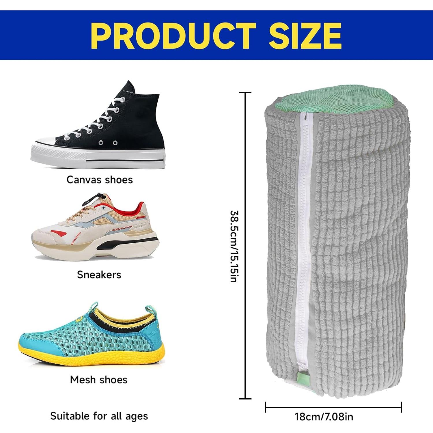 Bolsa de Lavado de Zapatos VOULLY 2 Unidades Gris 39x19 cm