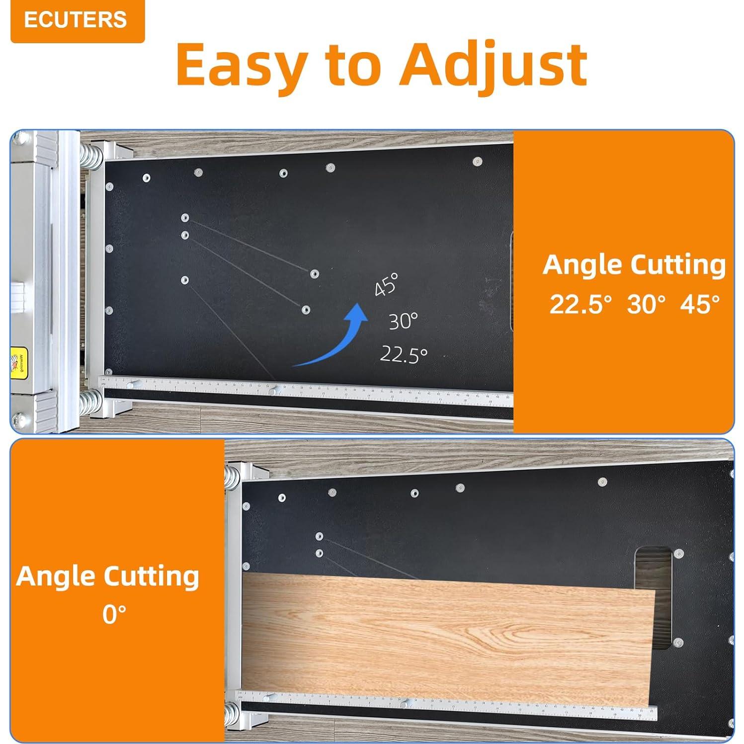 Cortadora de Suelo Laminado ECUTERS 9" - Corte Múltiple y Seguro