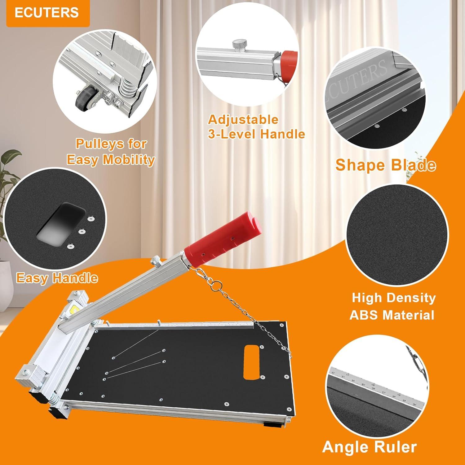 Cortadora de Suelo Laminado ECUTERS 9" - Corte Múltiple y Seguro