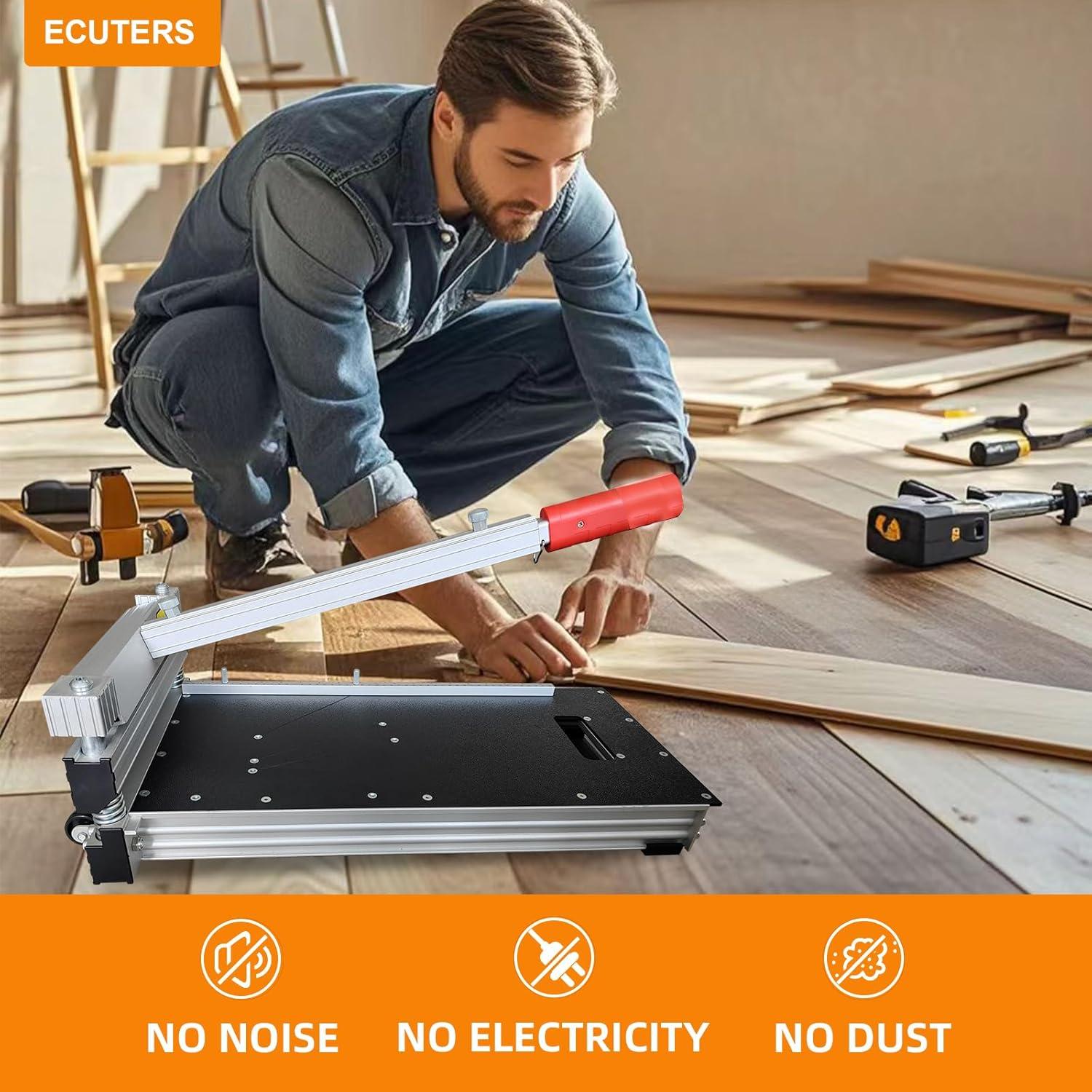 Cortadora de Suelo Laminado ECUTERS 9" - Corte Múltiple y Seguro