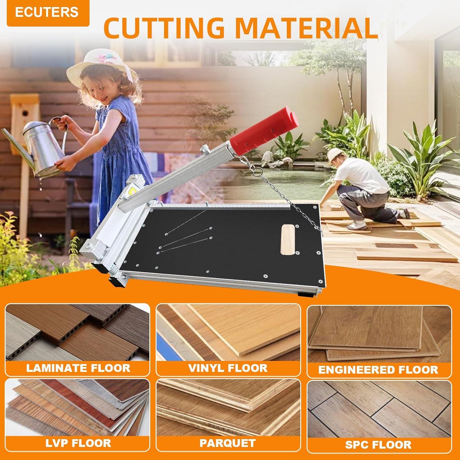 Cortadora de Suelo Laminado ECUTERS 9" - Corte Múltiple y Seguro
