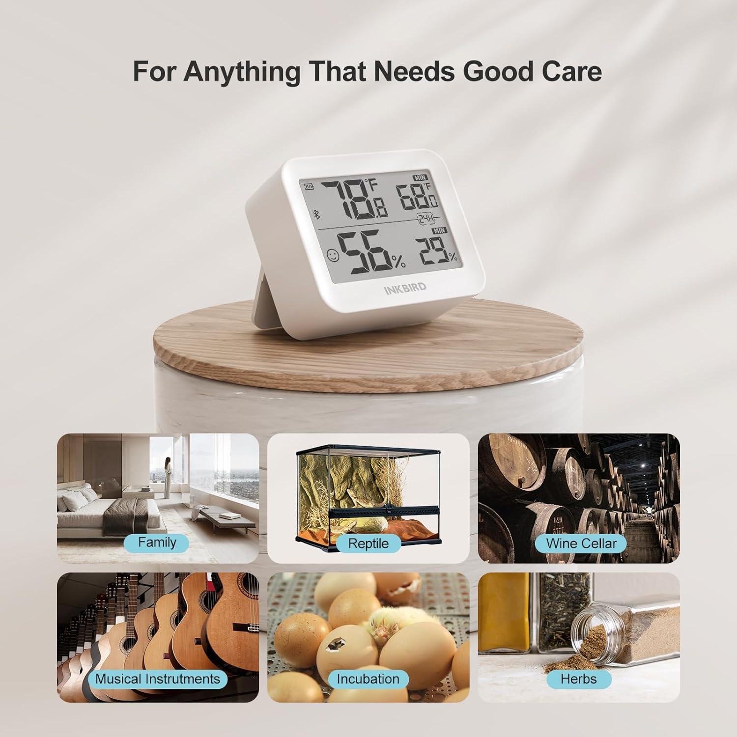 Monitor de Temperatura y Humedad INKBIRD ITH-13-B Bluetooth