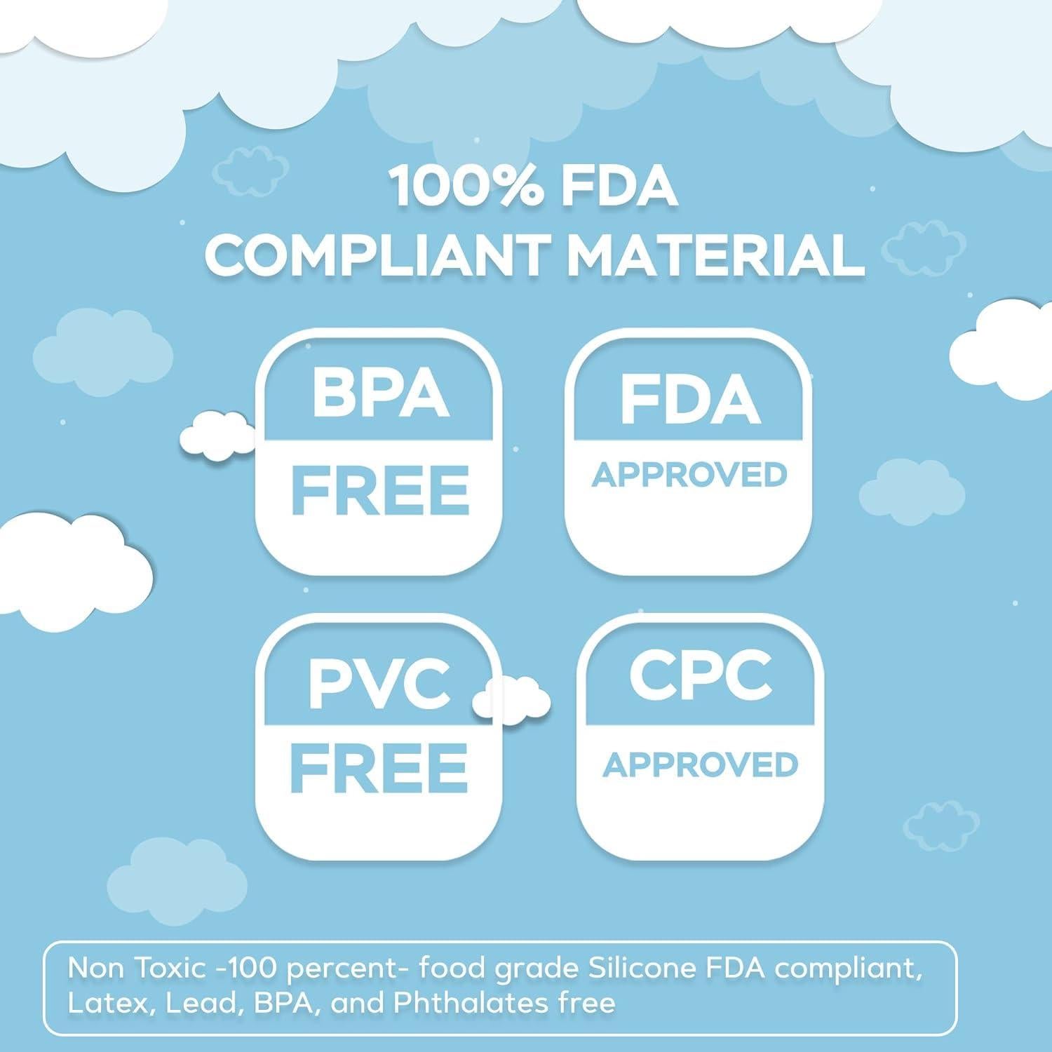 Collar Masticable Sensorial TalkTools - Alivio de Ansiedad Azul Rana