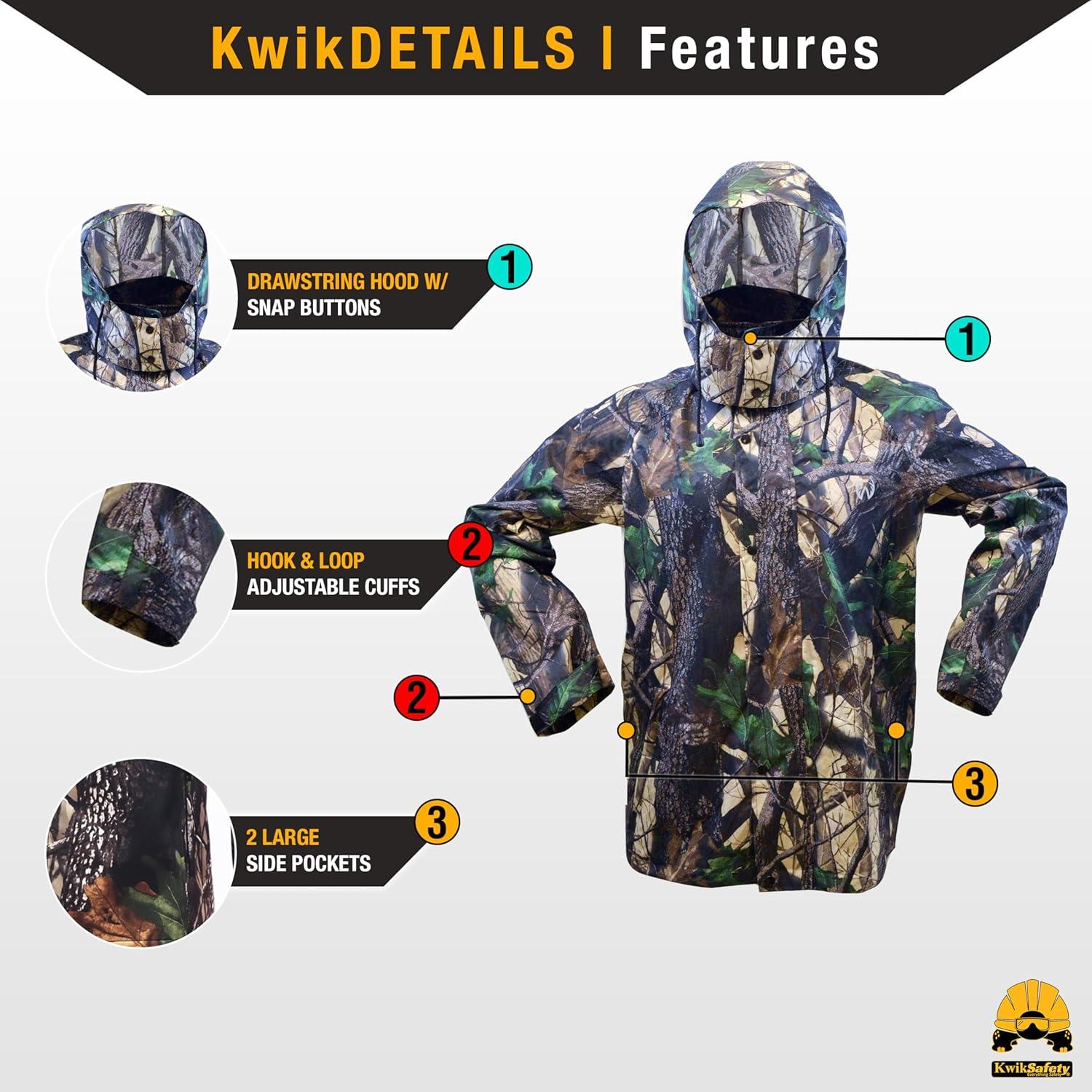 Traje de Lluvia Camo KwikSafety Huntsman 3 Piezas
