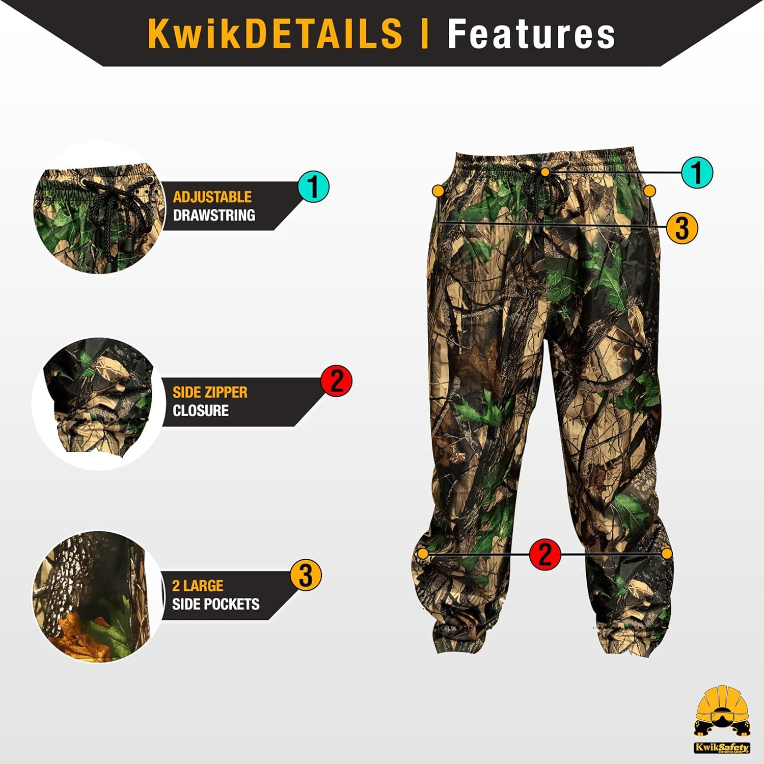 Traje de Lluvia Camo KwikSafety Huntsman 3 Piezas