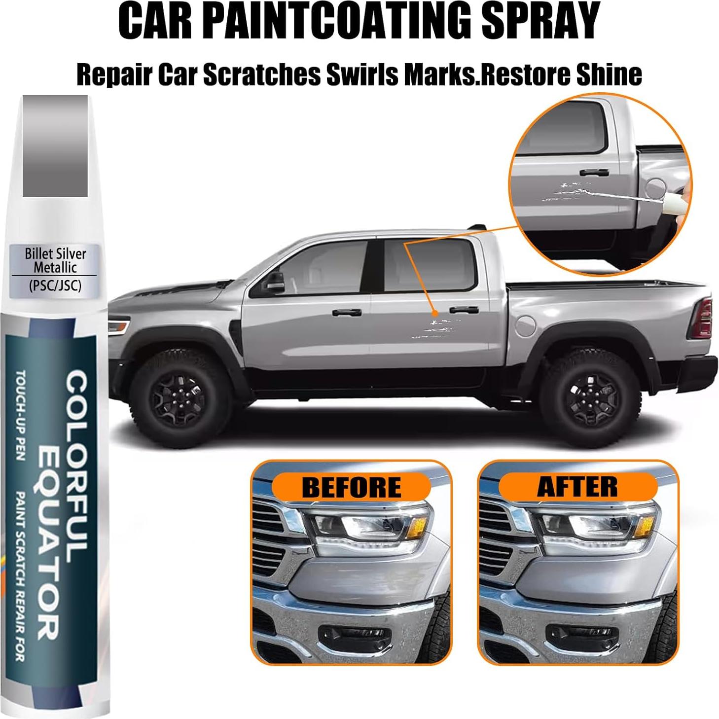 Pintura de Retoque SNSIR Billet Silver 11.8 ml para Dodge Ram