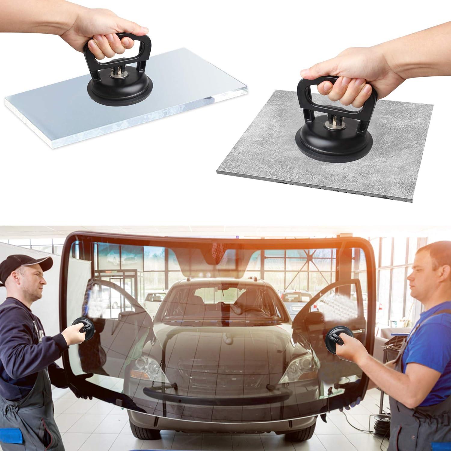 Ventosa de vidrio FCHO BDZ-02 con mango de aluminio 12.45 cm