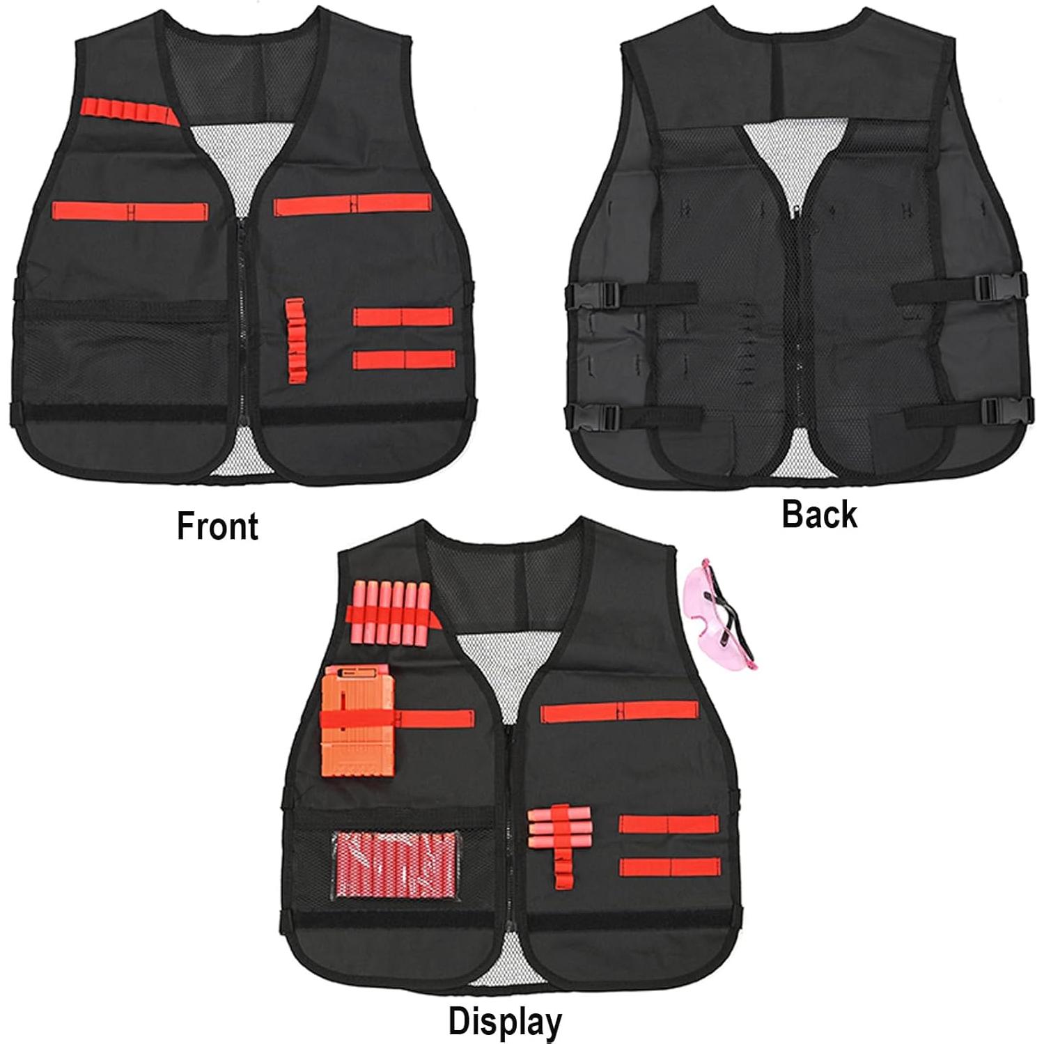 Kit Chaleco Táctico NERF con Dardos y Accesorios para Niños