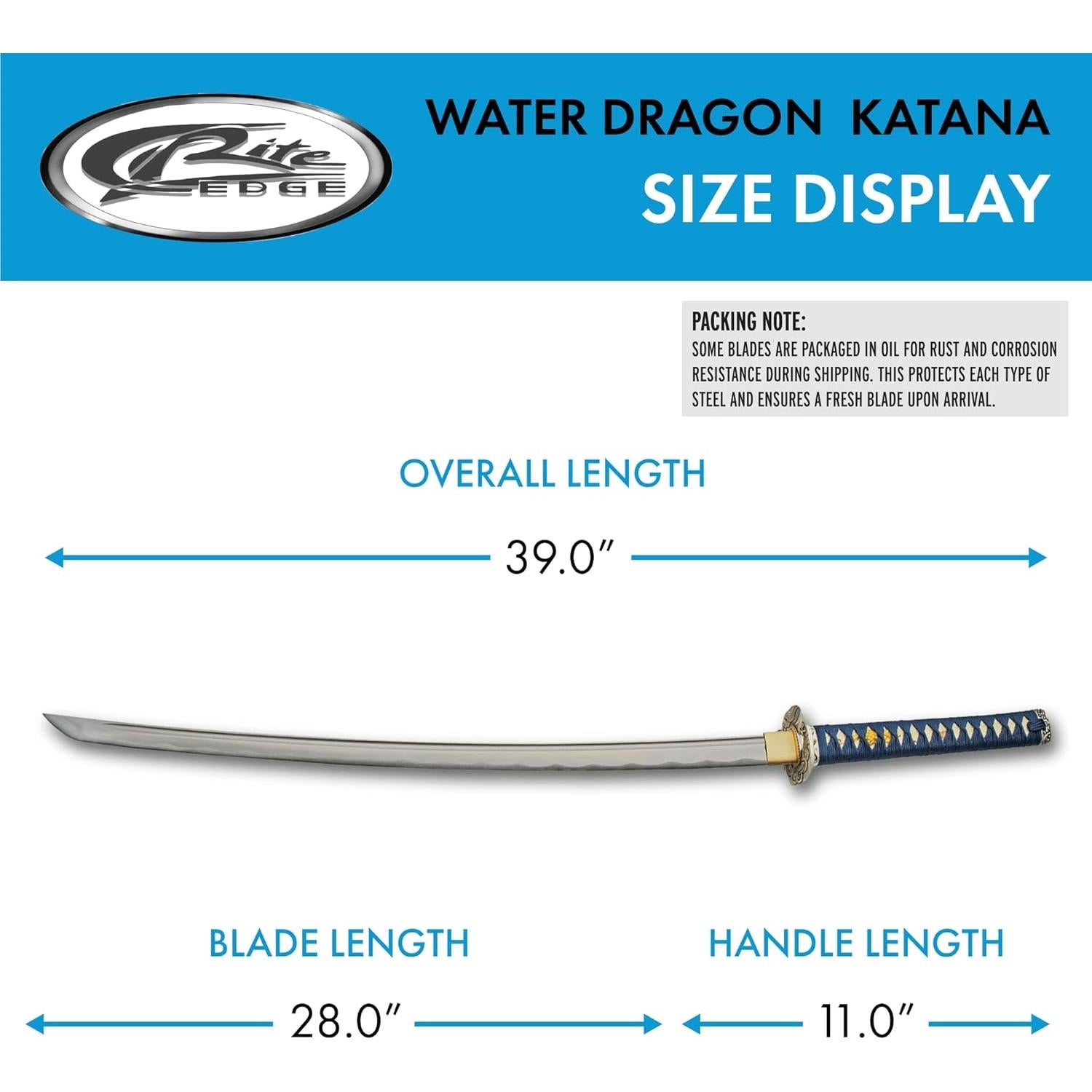 Katana Samurai Replica SZCO 39" Acero Carbono con Funda ABS