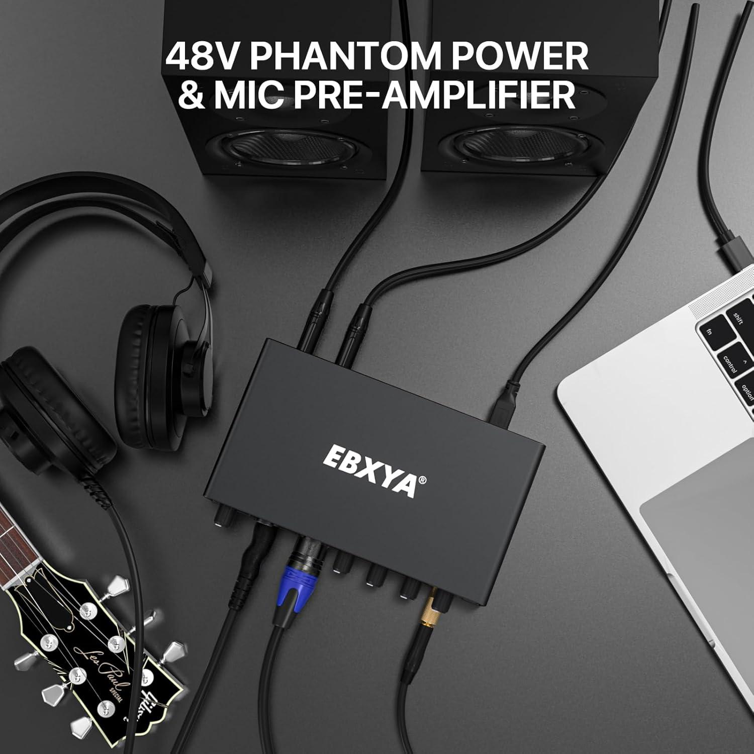 Interfaz de Audio USB EBXYA 24-bit/192kHz para PC y Mac