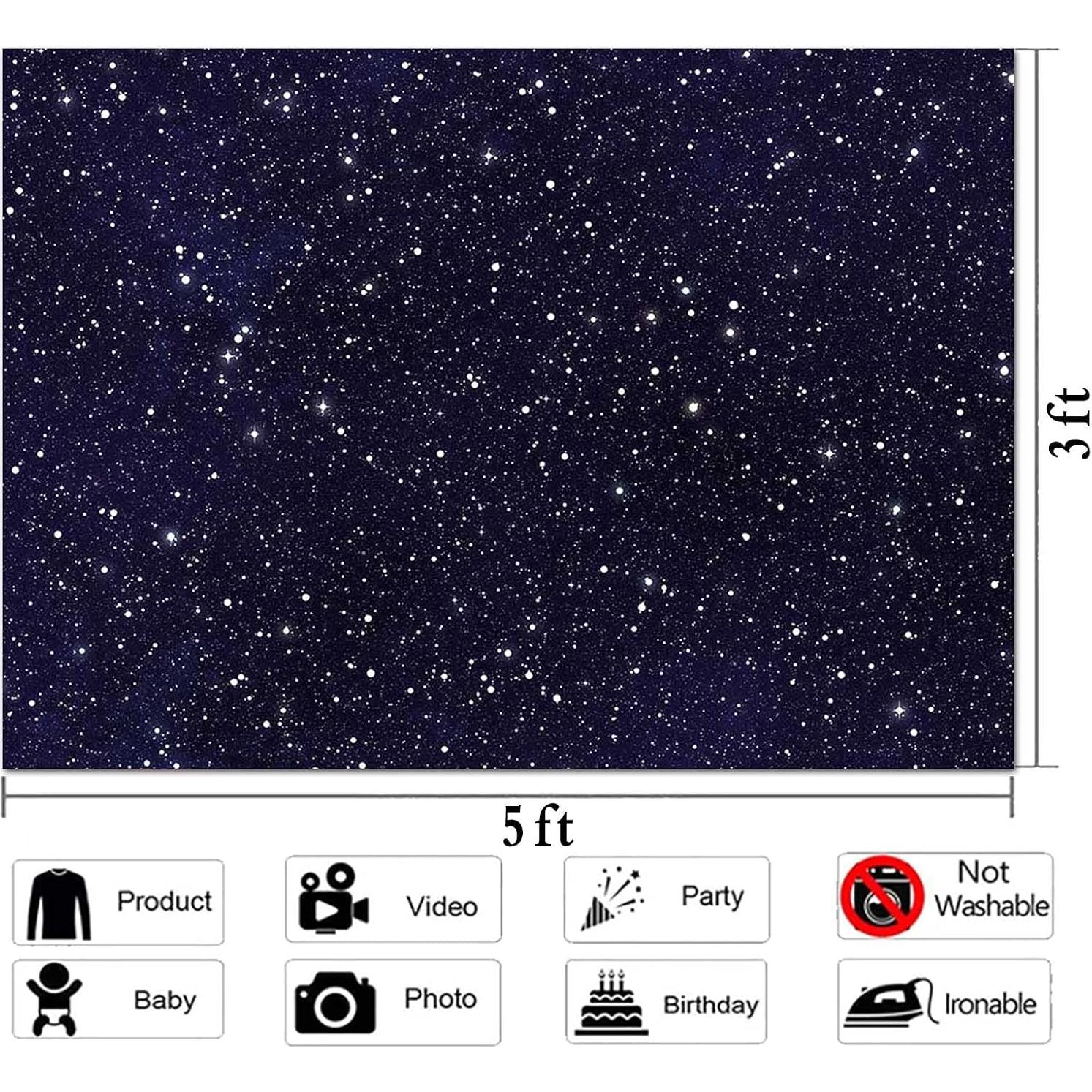 Fondo de Fotografía Estrellado 1.5x1 m Vinilo XLL