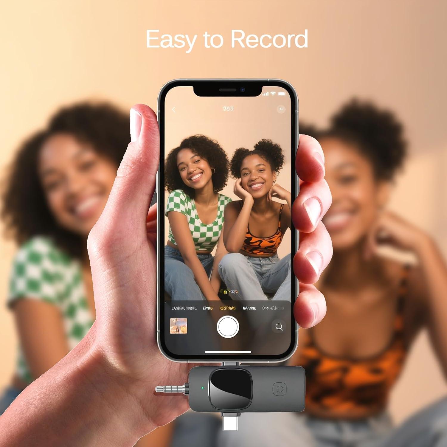 Micrófono Lavalier Inalámbrico LIZHUZHONG K9 para iPhone y iPad