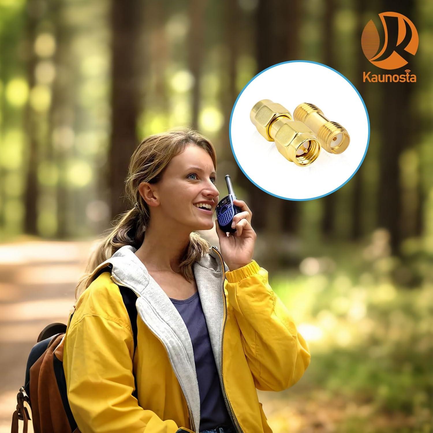 Kit de Adaptadores SMA 4PCS Kaunosta - Macho y Femenino