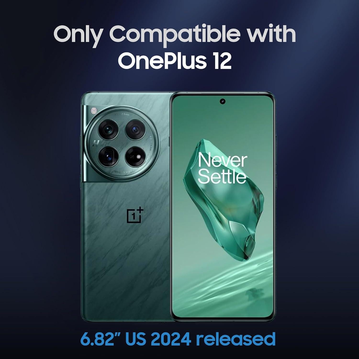 Funda Bumper Antiamarillenta para OnePlus 12 - MAKAVO, Delgado y Ligero