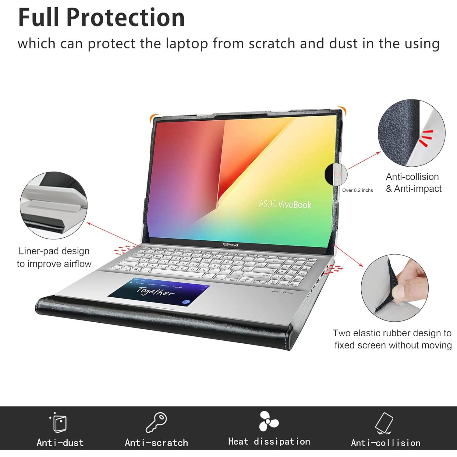 Funda Protectora Alapmk para Laptop 15.6" Asus y Lenovo