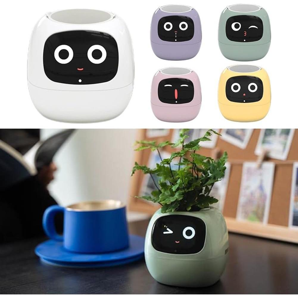 Maceta Inteligente TreasureCave con Sensores Automáticos 29x25cm