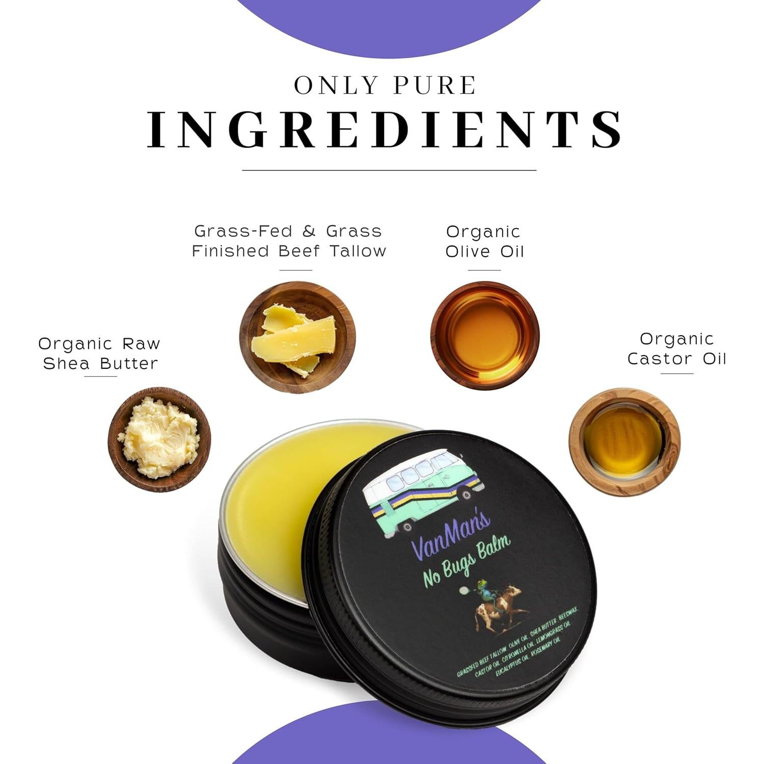 Bálsamo Repelente de Insectos Vanman's 28.35 g Natural