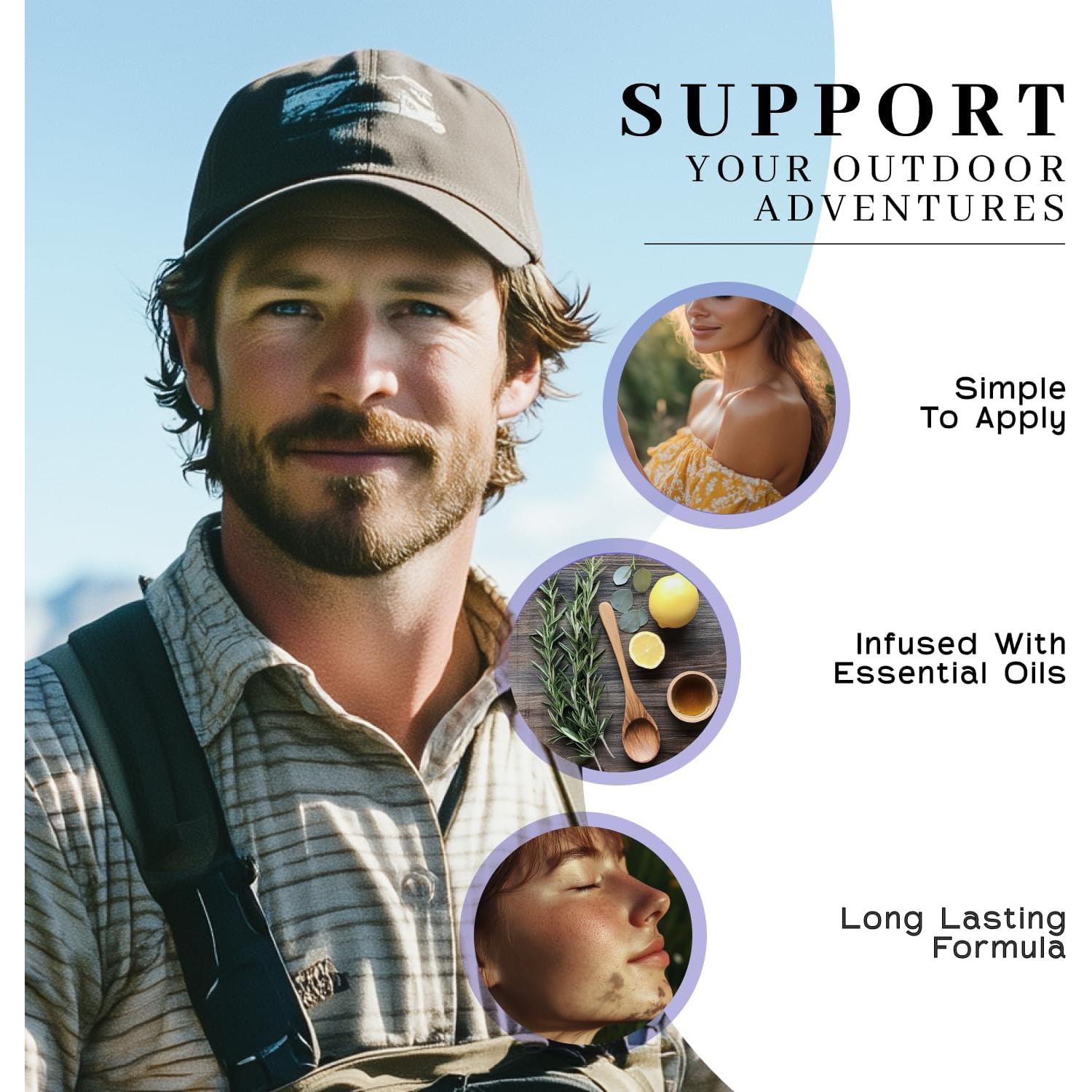 Bálsamo Repelente de Insectos Vanman's 28.35 g Natural