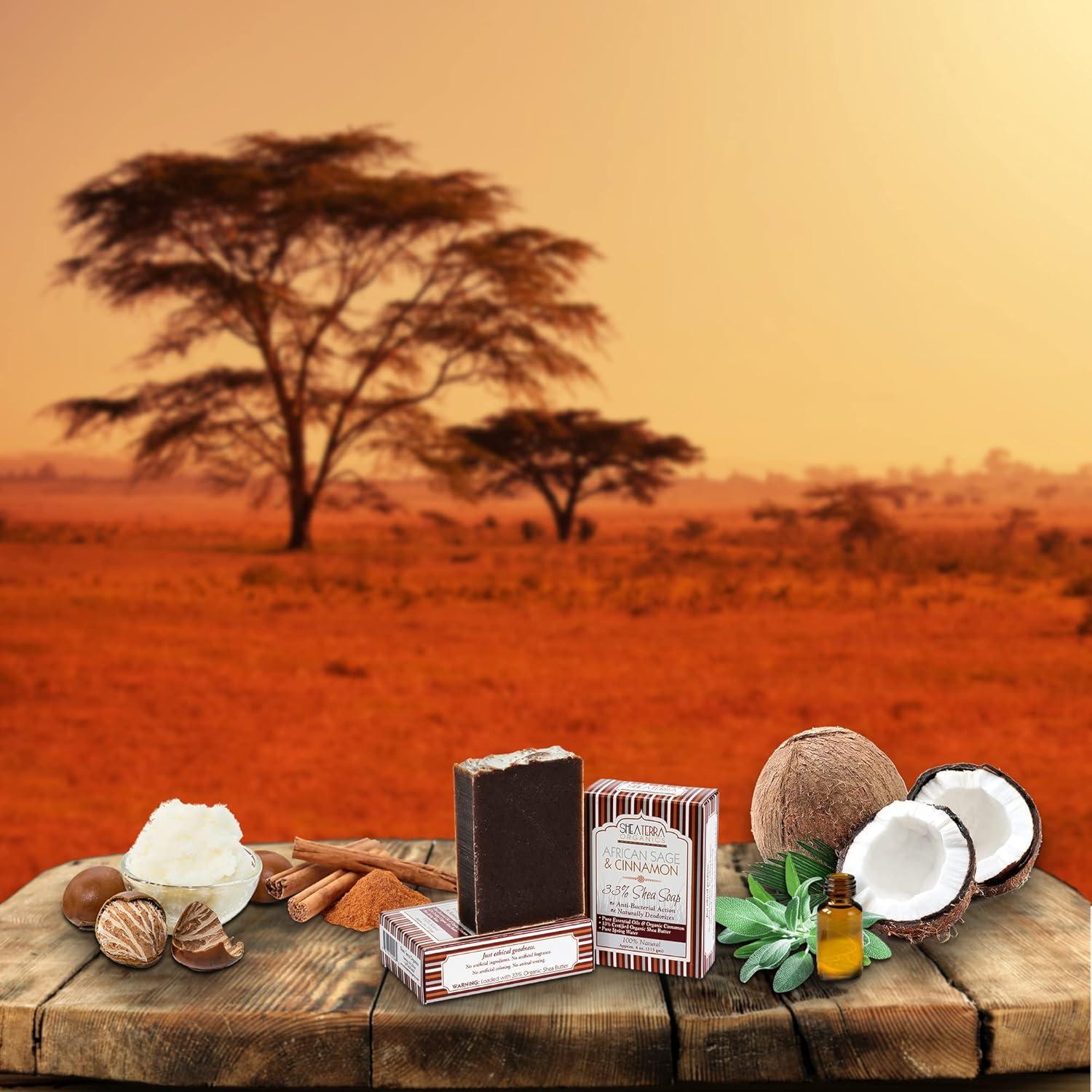 Jabón Natural de Manteca de Karité 33% Shea Terra 127 g