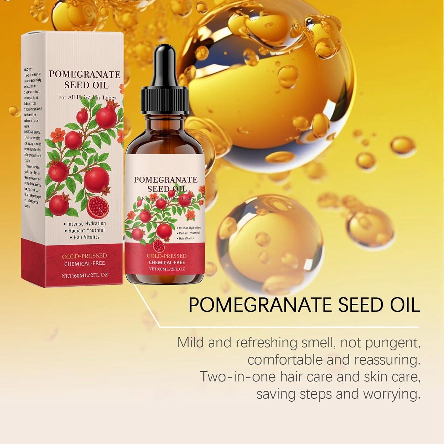 Aceite de Semilla de Granada Prensado en Frío 100ml - Hidratante Orgánico