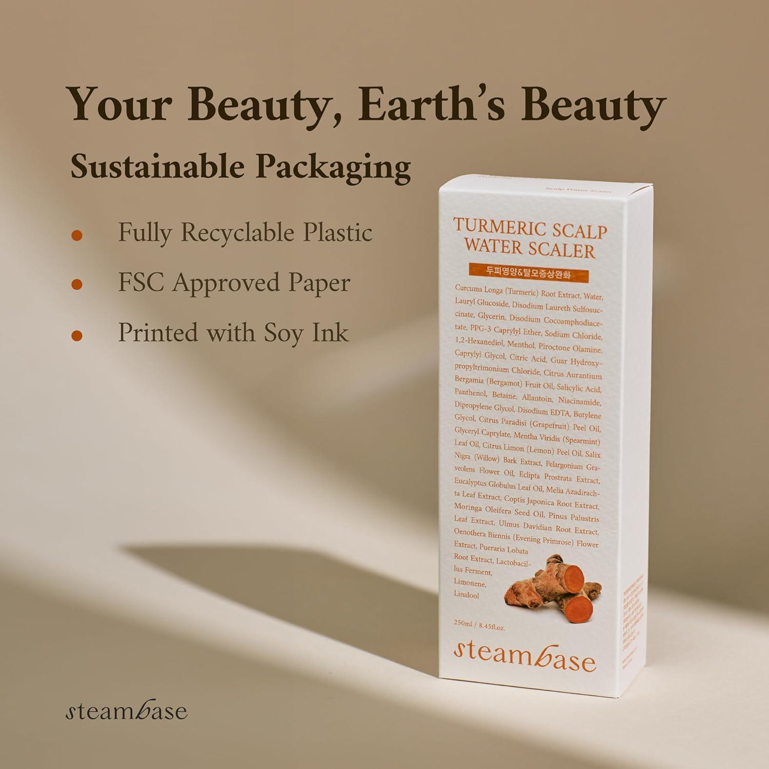 Exfoliante para Cuero Cabelludo STEAMBASE Cúrcuma 50 ml
