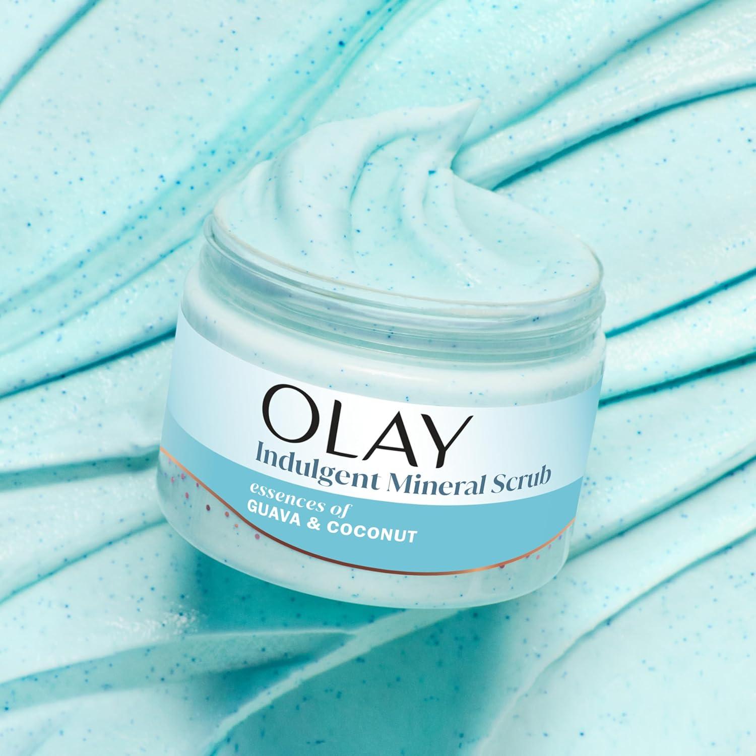 Exfoliante Mineral Olay 311 g - Coco y Guayaba, BHA, Vitamina B3