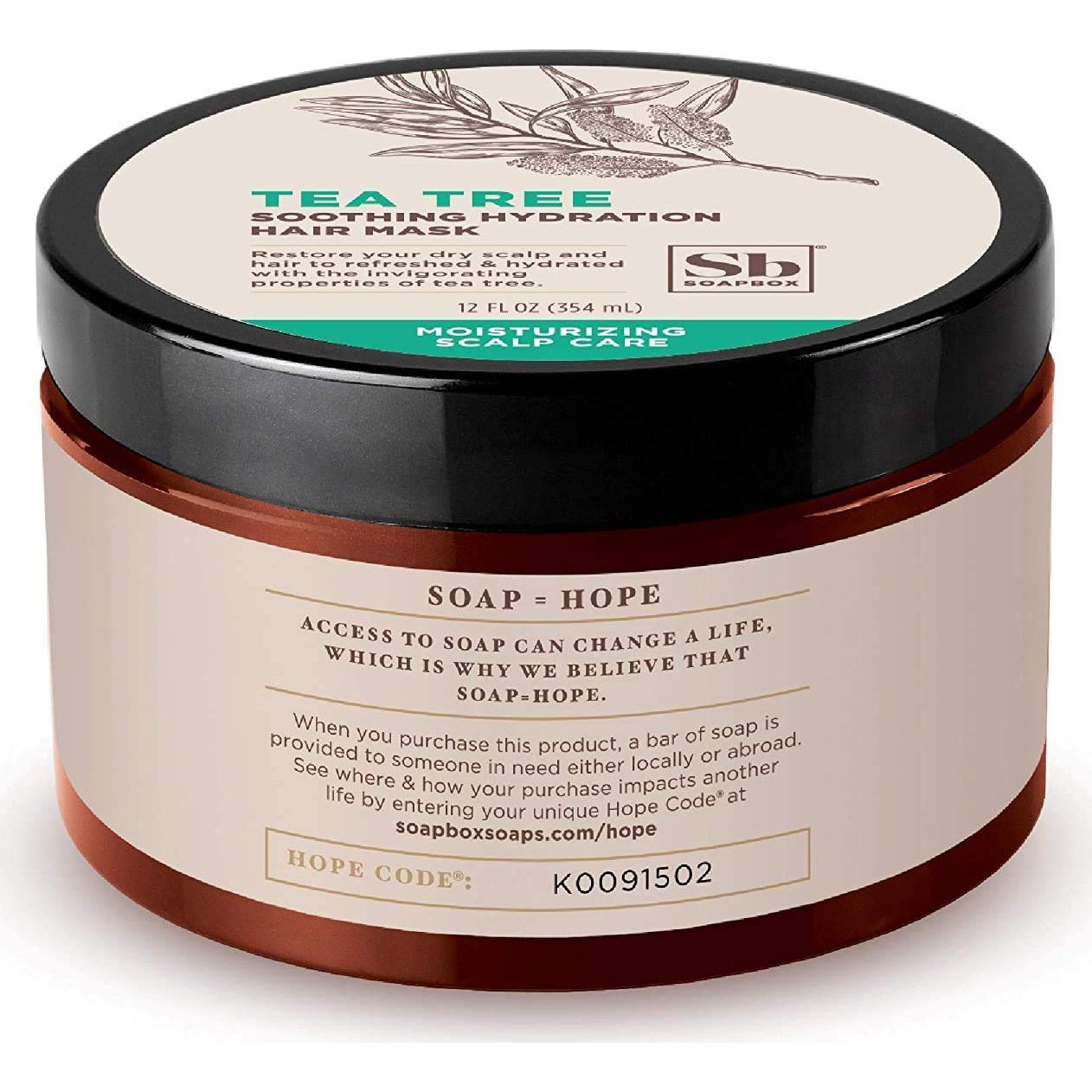 Mascarilla para Cabello Soapbox 340ml - Acondicionador Árbol de Té