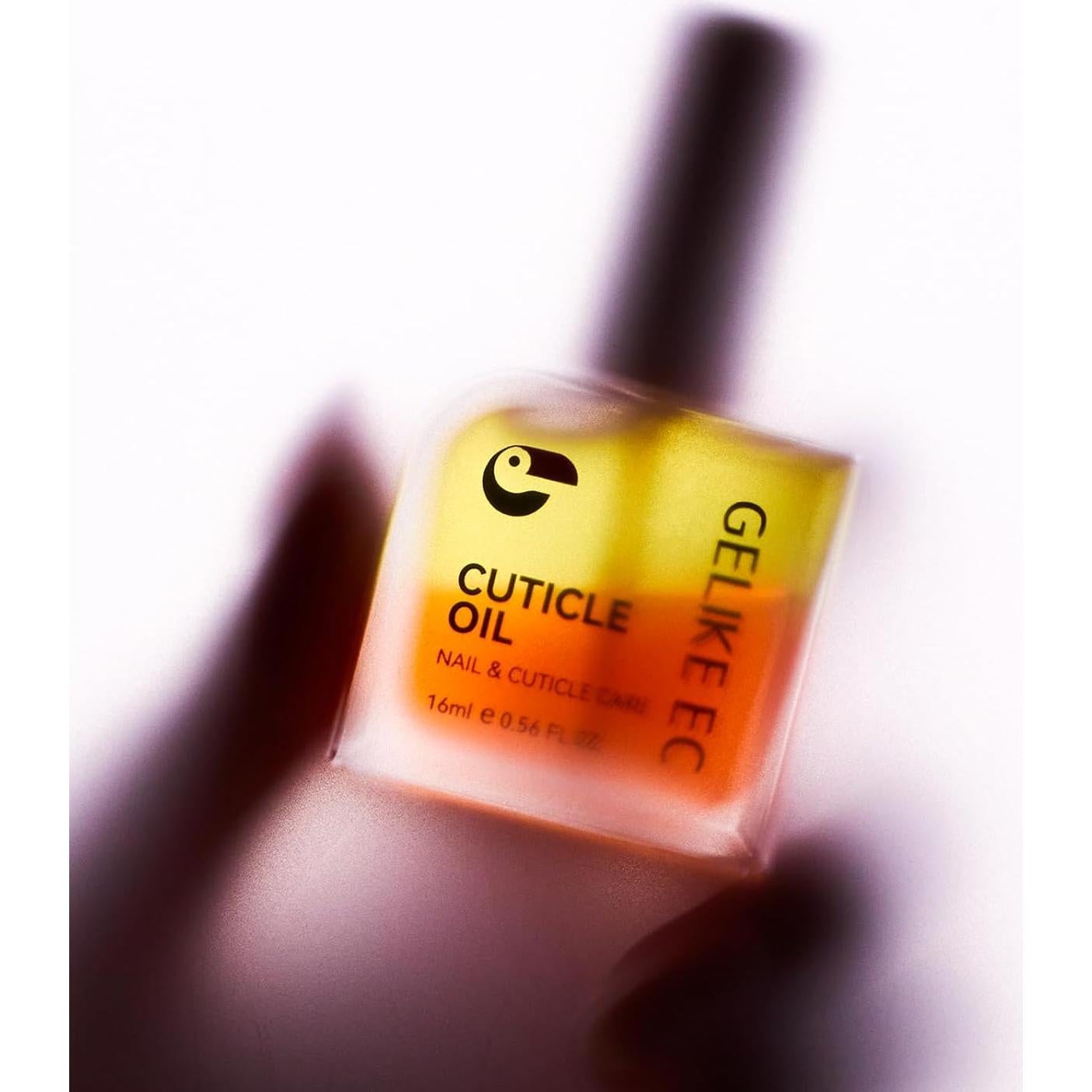Gelike EC Cuticle Oil For Nails: Natural Nail Oil Honey of JOJOBA and Vit E - Cuticle Moisturizes and Conditions Dry Nail Skin