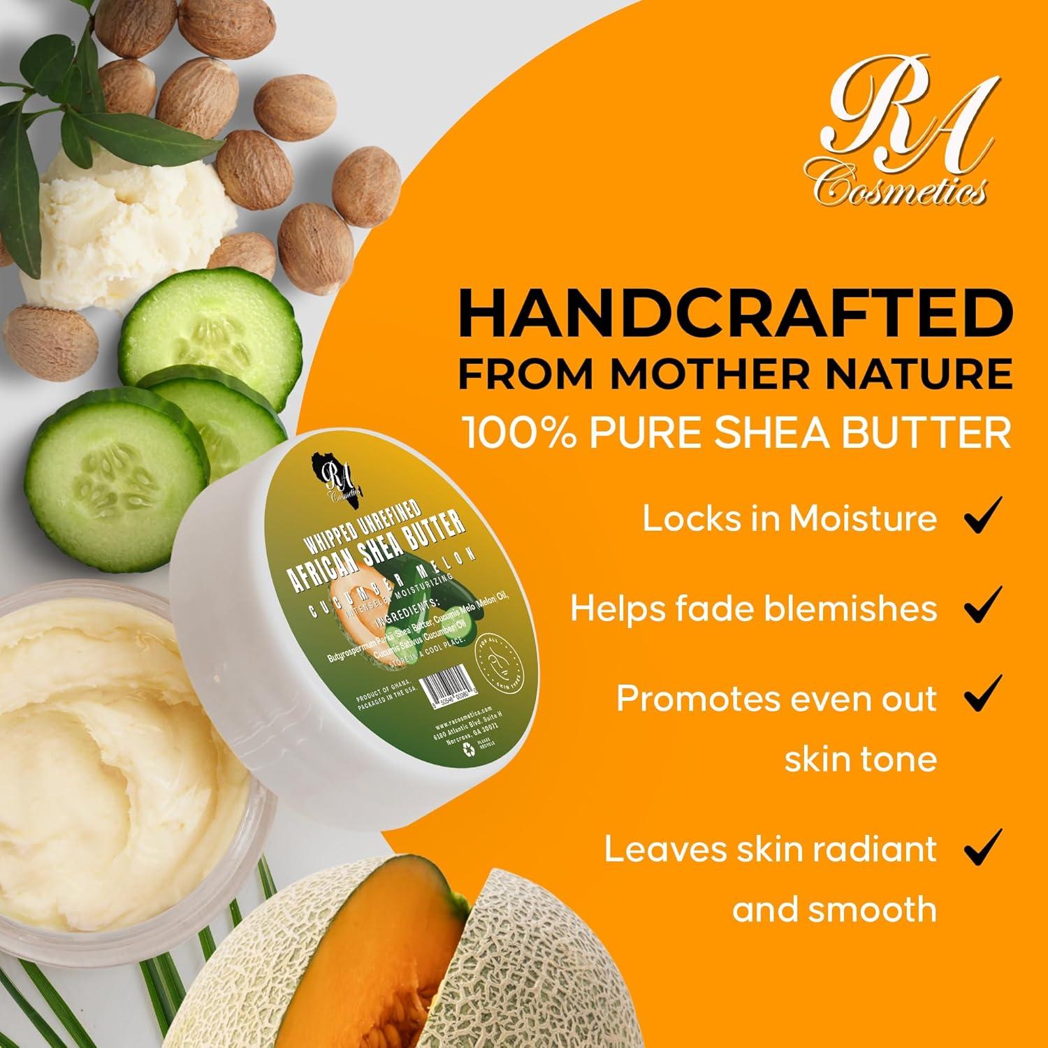 Manteca de Karité Batida RA 170g - Hidratante Natural con Pepino y Melón