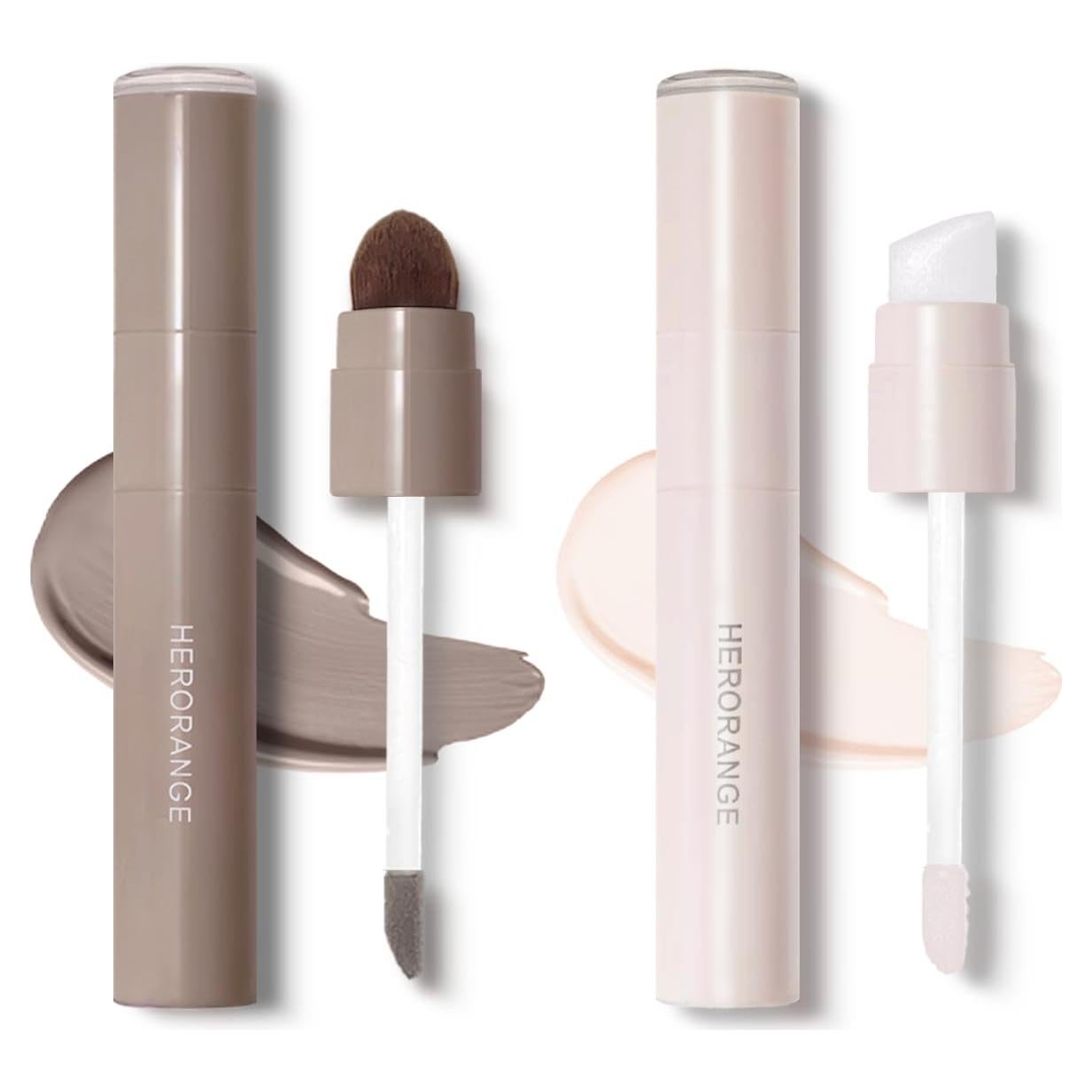 Kit de Contorno y Iluminador Líquido Okerker 2PCS Piel Clara