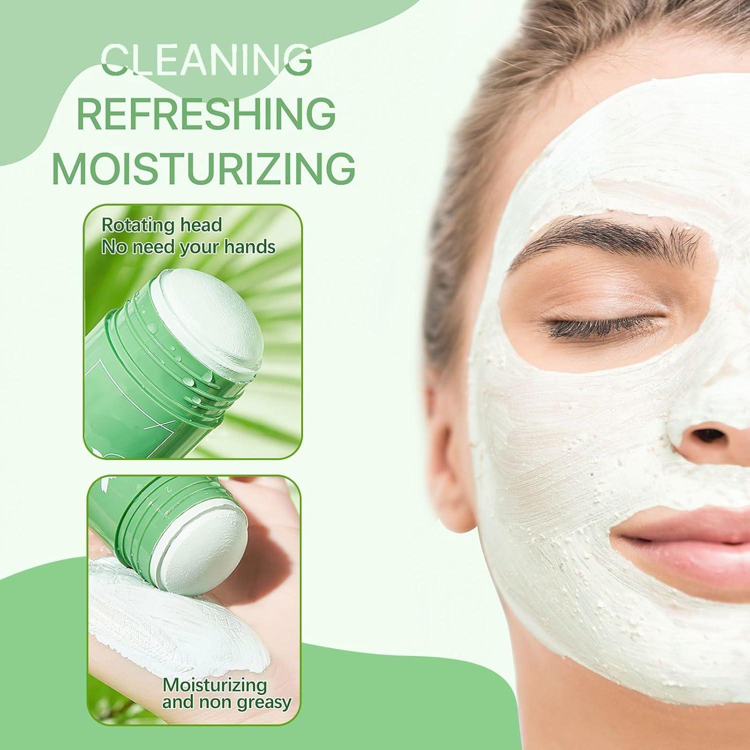 Mascarilla Facial de Barro Verde PAINISTIC - 2 Piezas