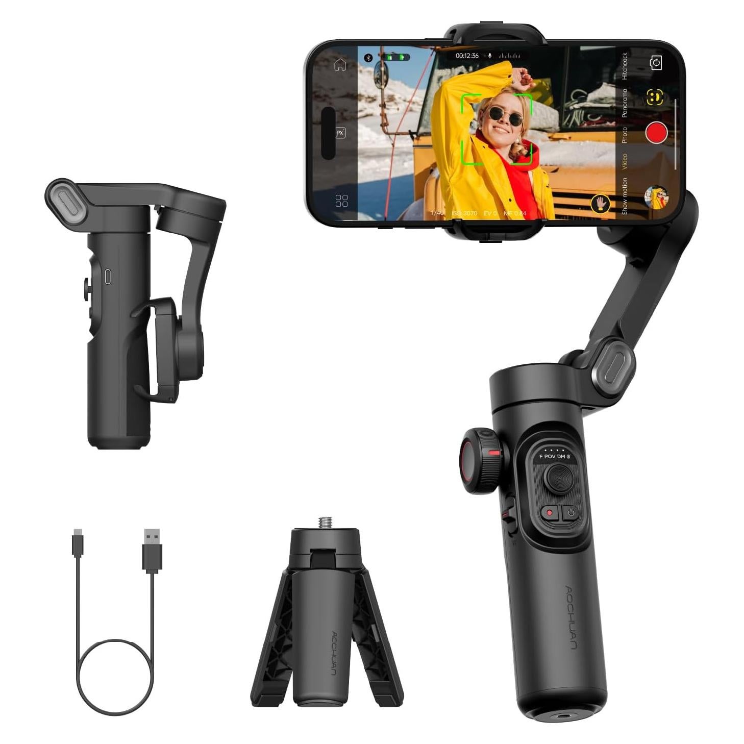 Gimbal Estabilizador AOCHUAN Smart XE para Smartphone 3 Ejes