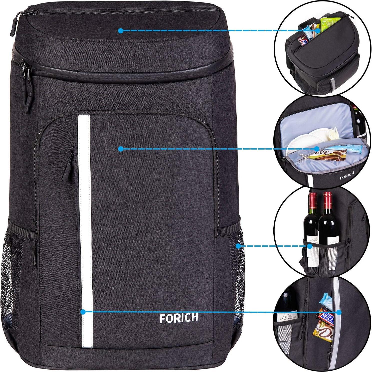 Mochila Cooler FORICH Aislada Impermeable 30 Litros