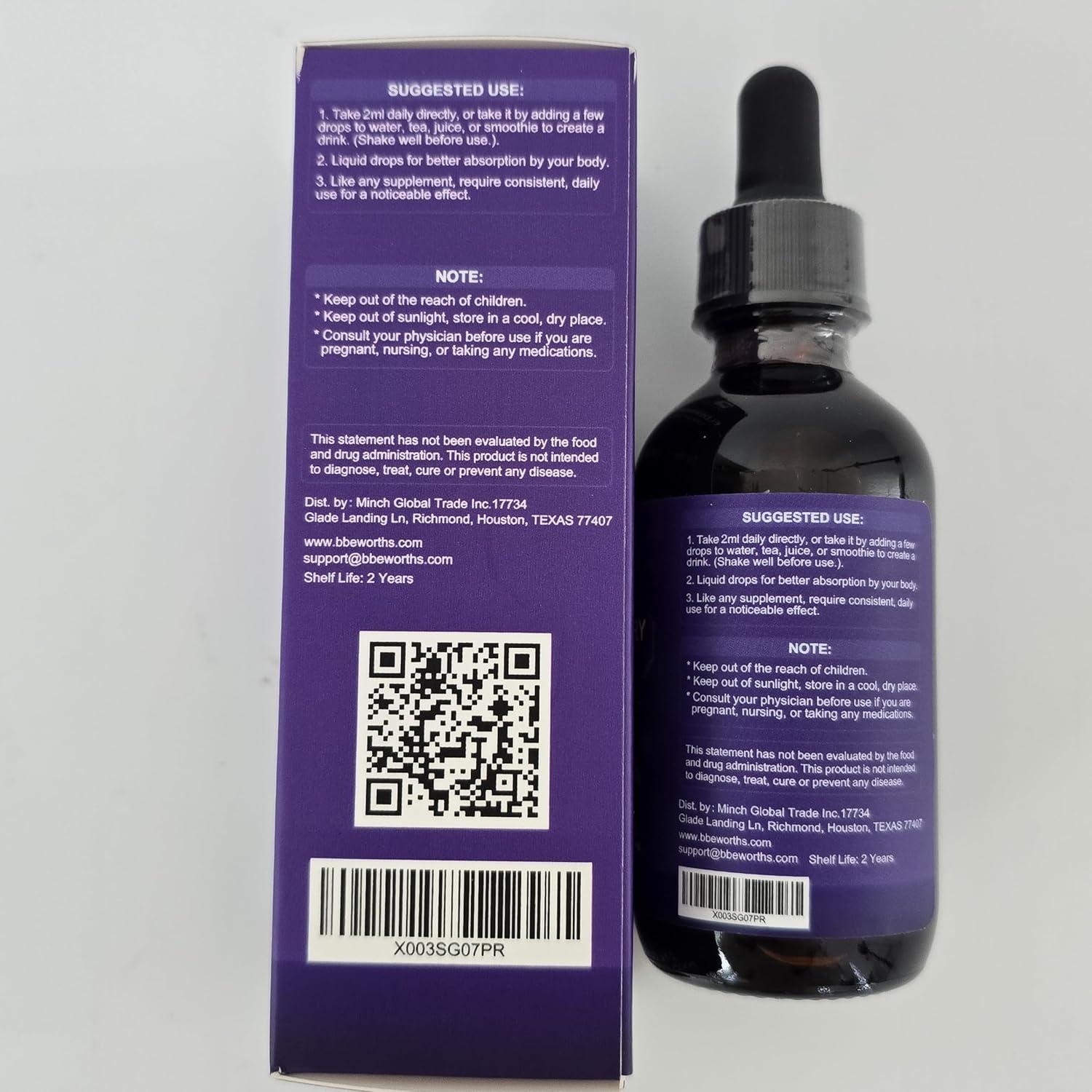 Jarabe de Saúco B BEWORTHS 59 ml x 2 con Vitamina C y Zinc