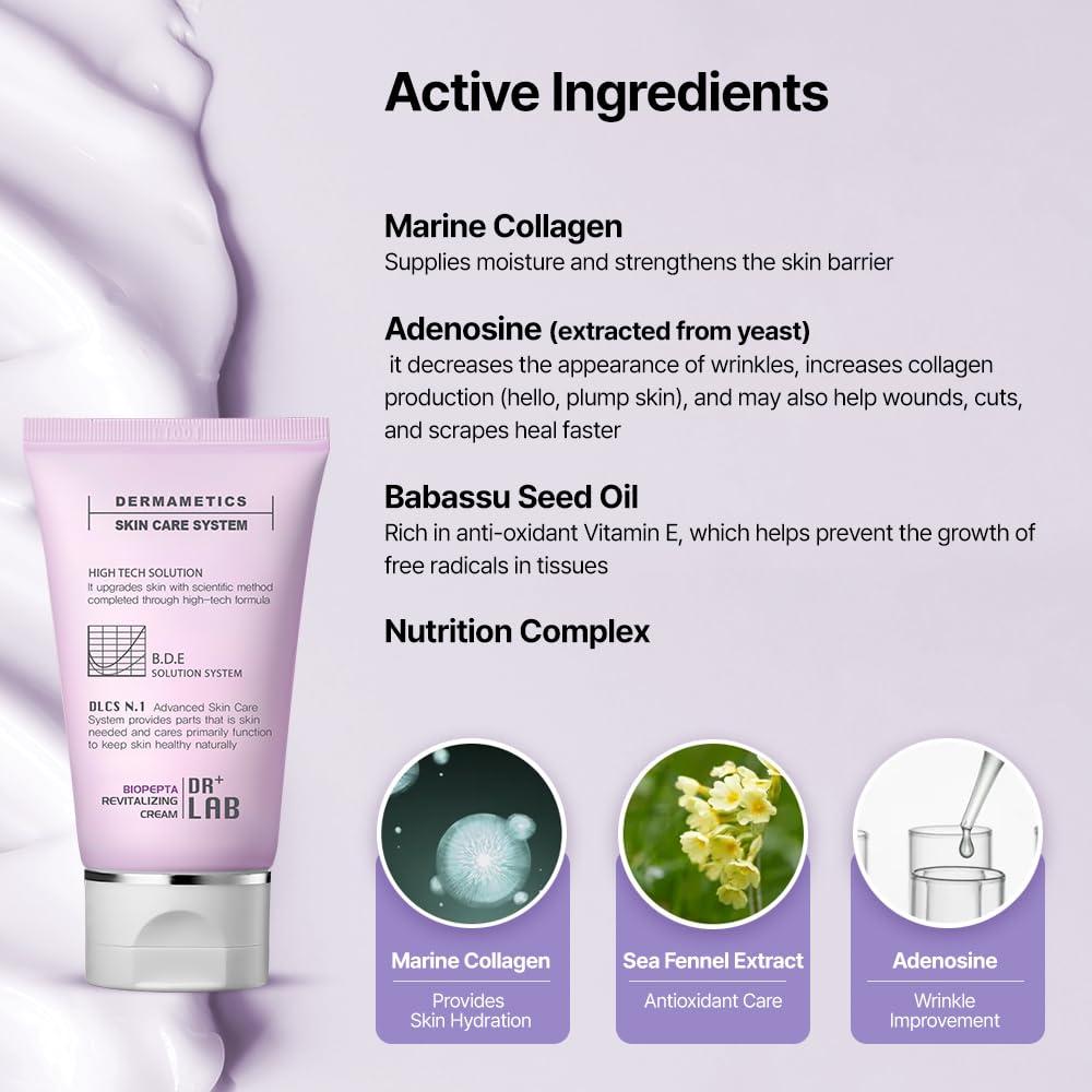 Crema Revitalizante Biopepta 10ml - Cuidado Hidratante Antiarrugas