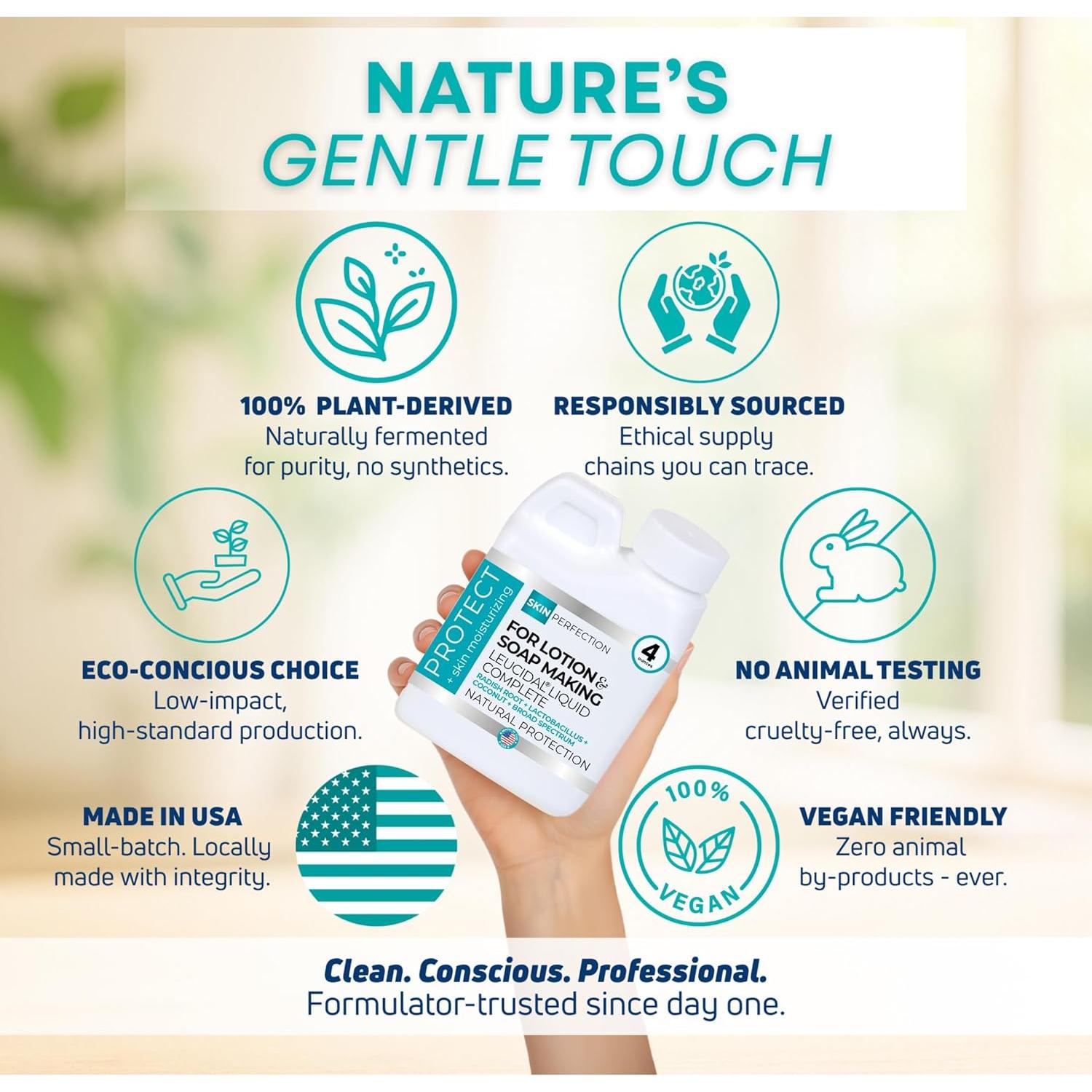 Líquido Leucidal SF Max 120ml - Conservante Natural para Cosméticos DIY