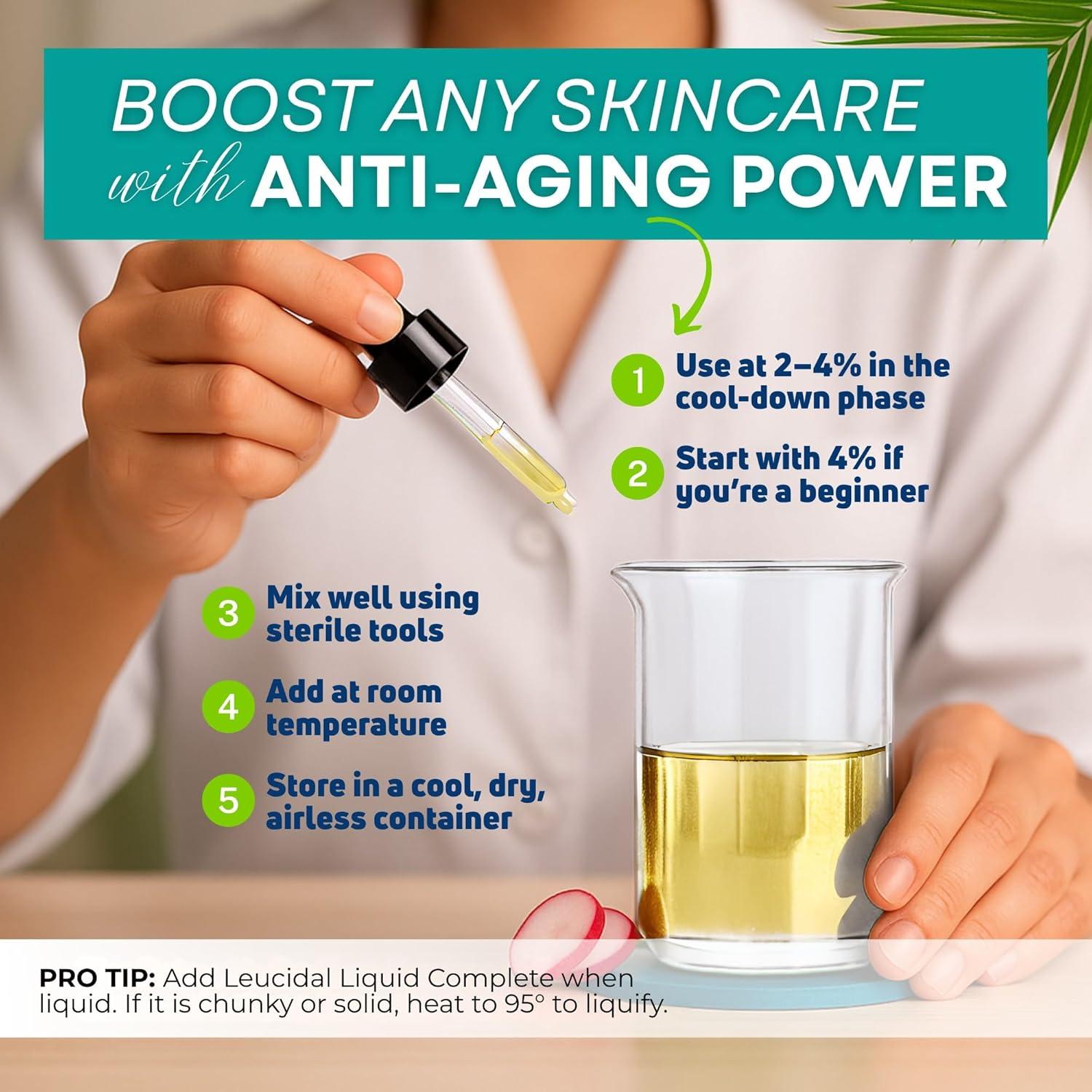 Líquido Leucidal SF Max 120ml - Conservante Natural para Cosméticos DIY