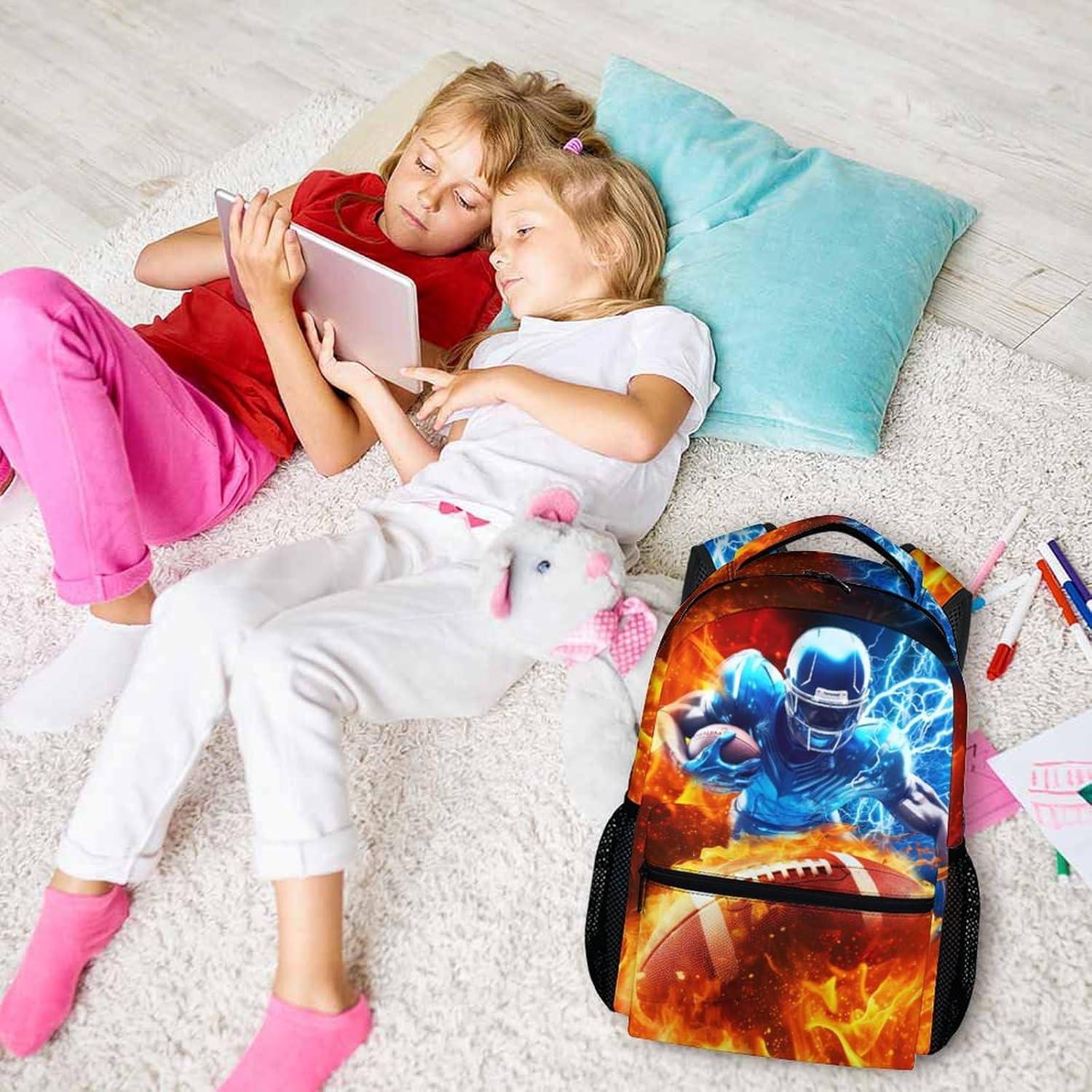 Mochila Escolar Infantil Deportiva 30.5x13.7x43.2 cm