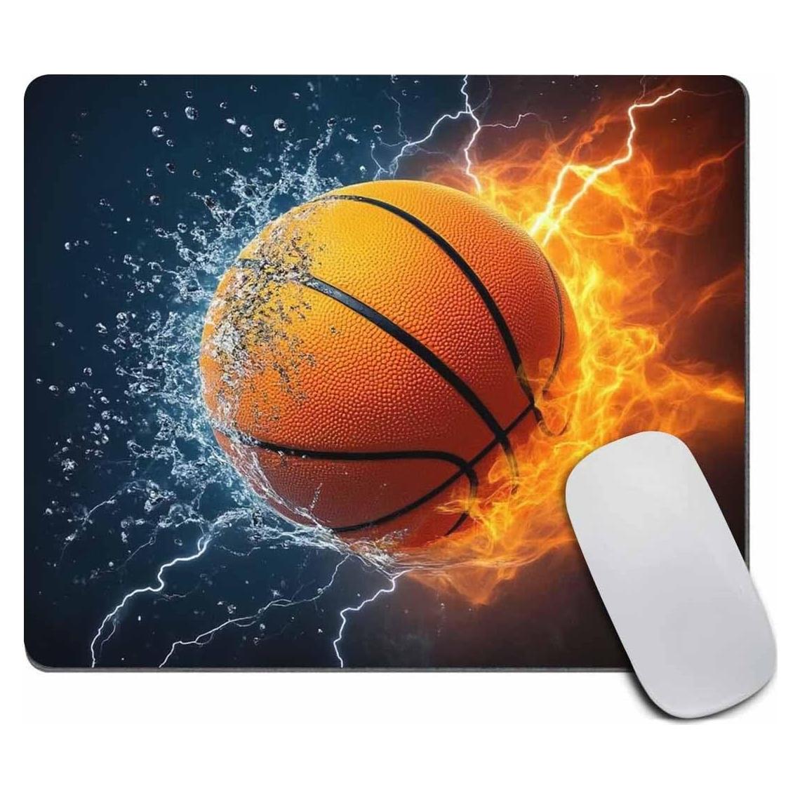 Mousepad Antideslizante Amcove Rectangular 240x200mm Fuego y Agua