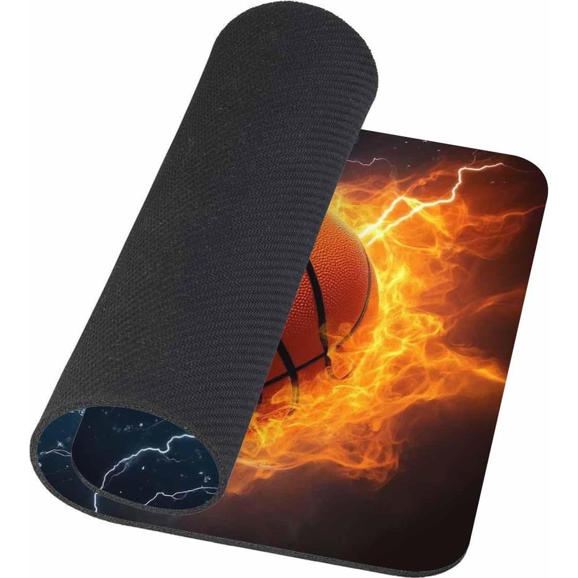 Mousepad Antideslizante Amcove Rectangular 240x200mm Fuego y Agua