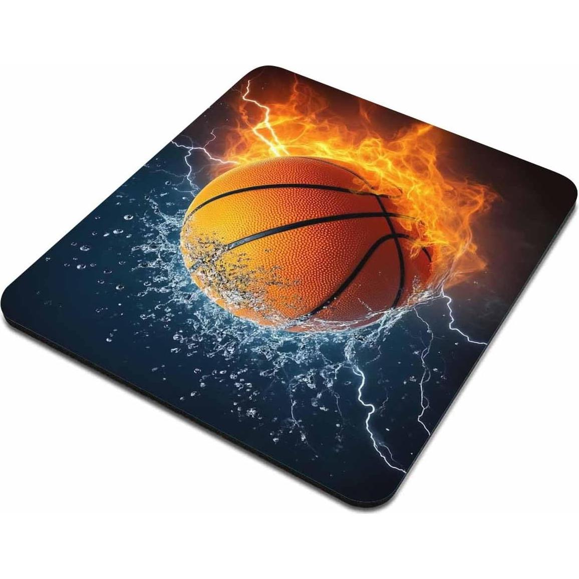 Mousepad Antideslizante Amcove Rectangular 240x200mm Fuego y Agua