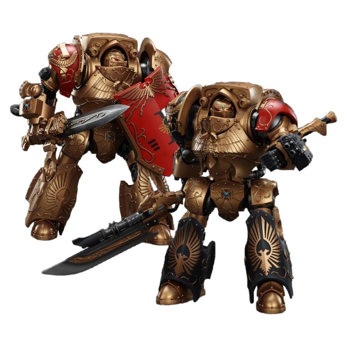 Figuras de Acción JOYTOY Warhammer 40K Legio Custodes 2PCS