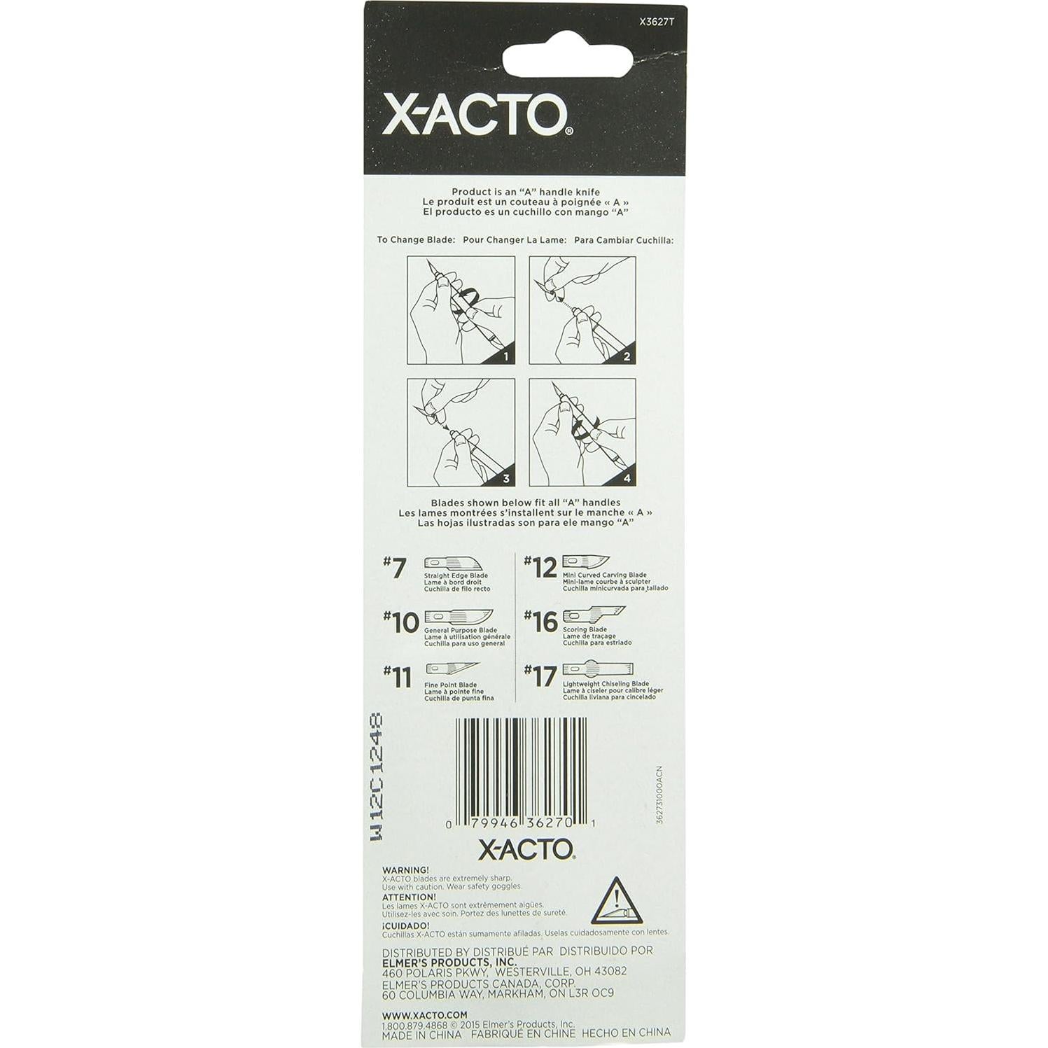 Cuchillo de Manualidades X-Acto Gripster Negro X3627