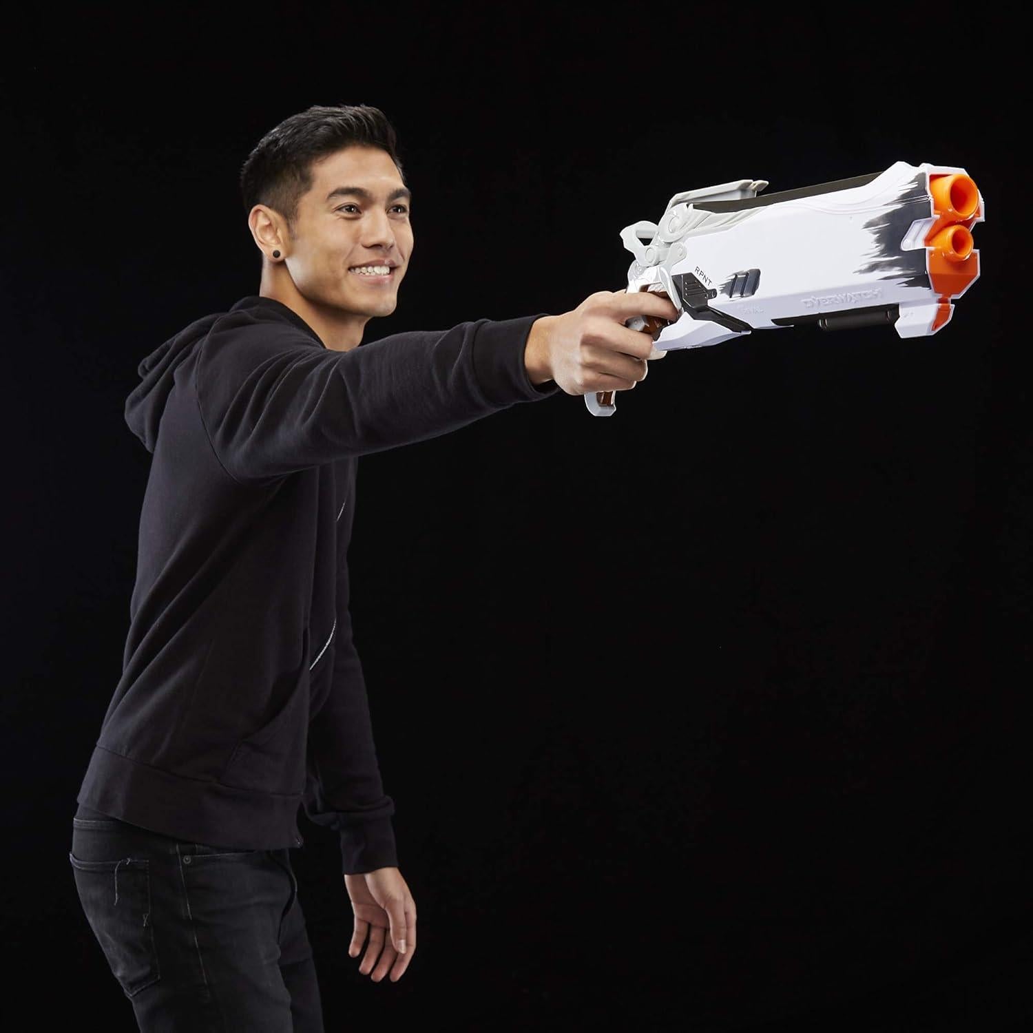 Bláster Nerf Overwatch Reaper Wight + 8 Rondas Rivales